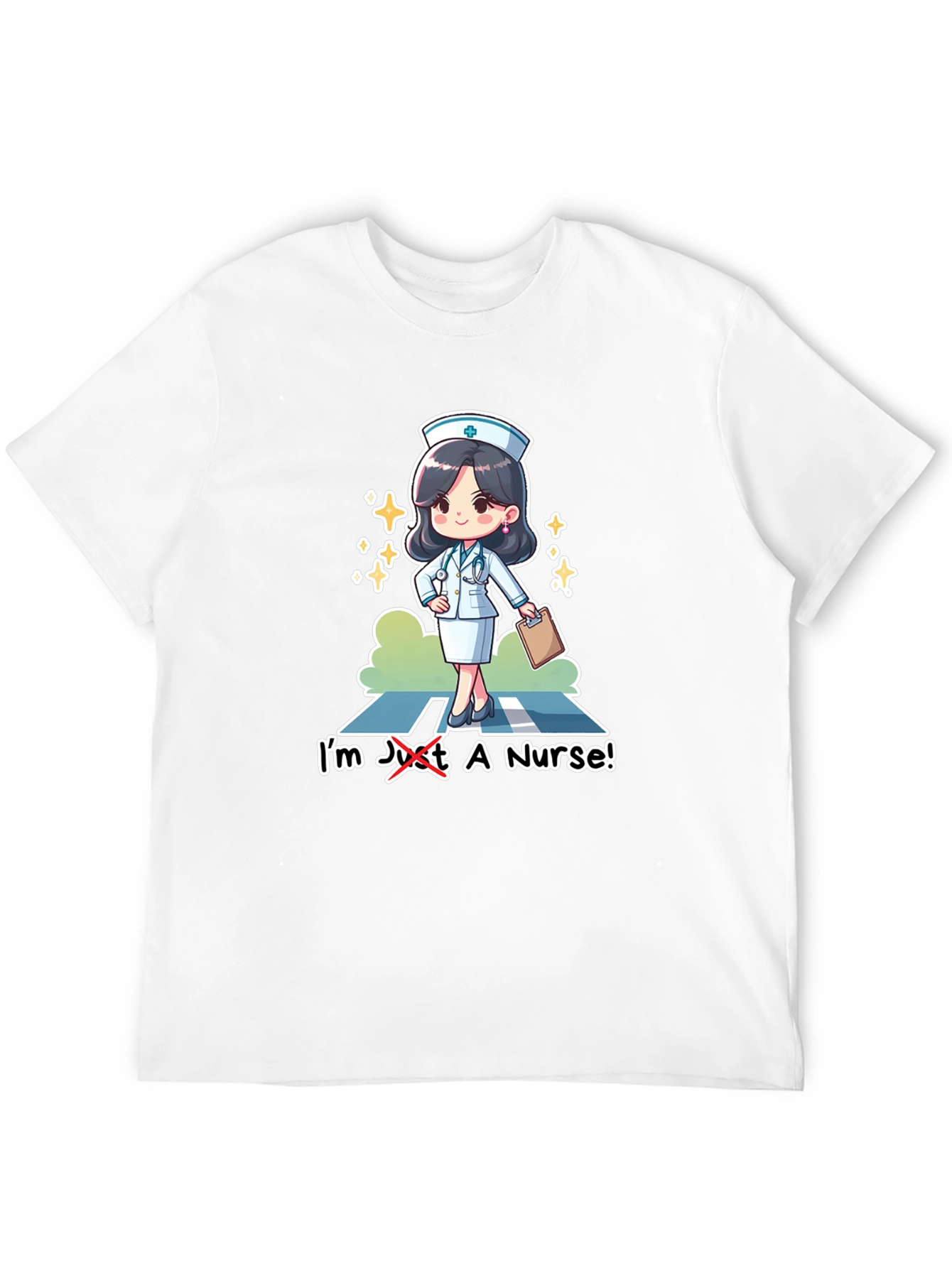 Cute Nurse Graphic T-Shirt - Medical Hero Tee