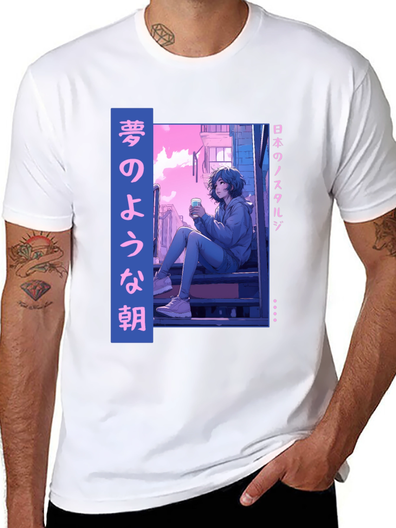 Anime Nostalgia T-Shirt - Relaxed Aesthetic Streetwear
