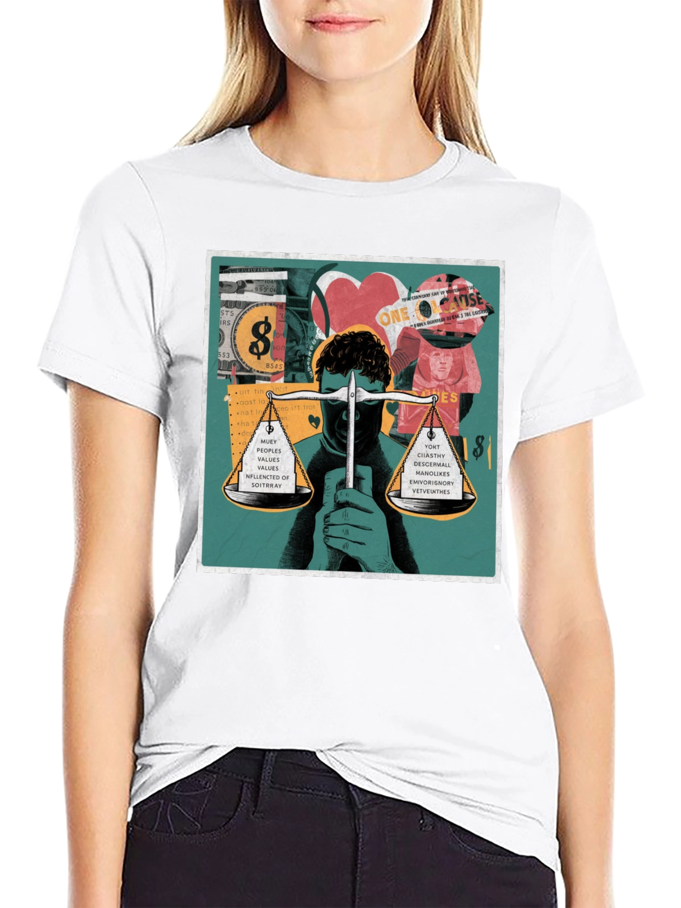 Unique Graphic Print T-Shirt