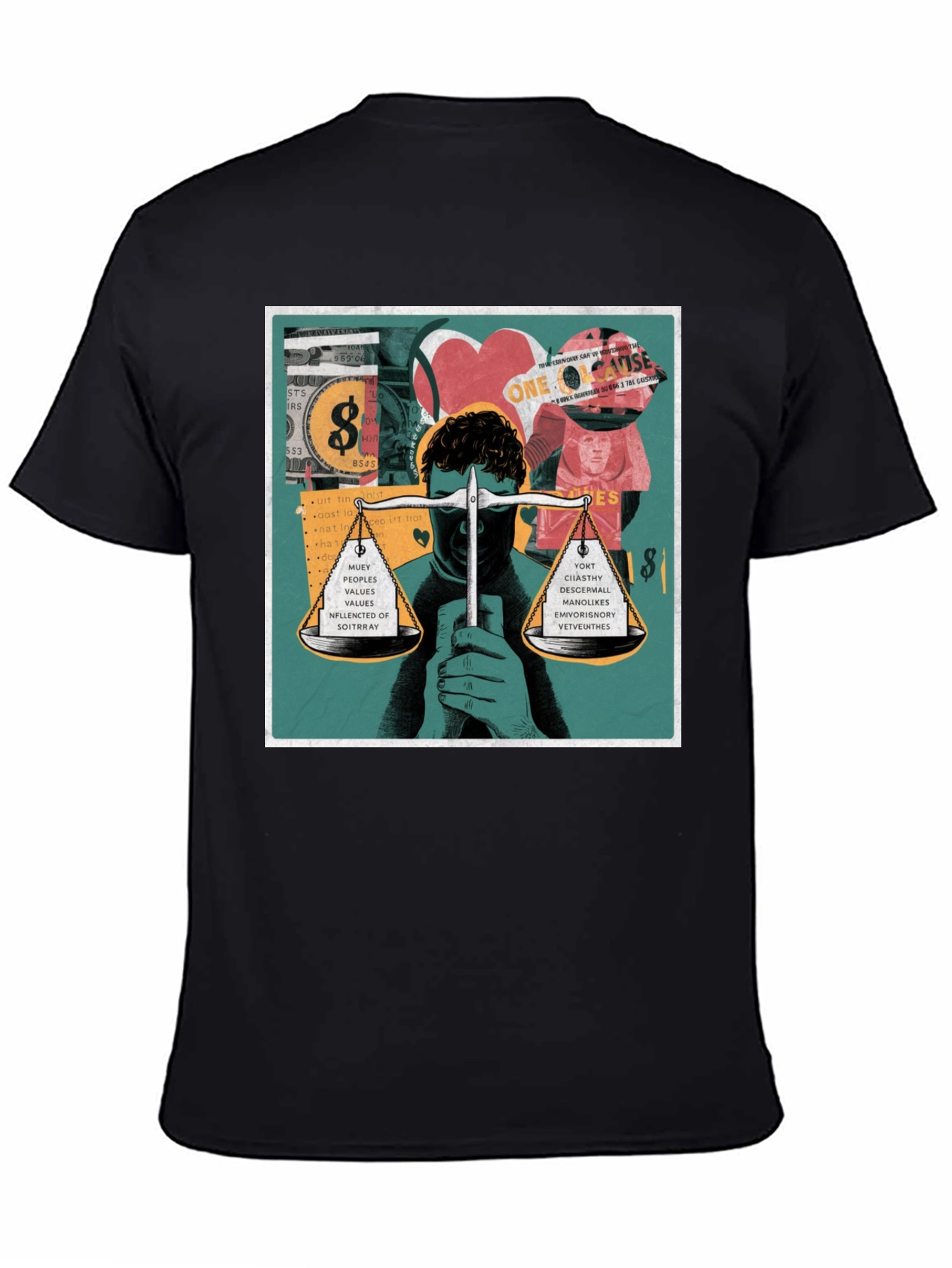 Unique Graphic Print T-Shirt