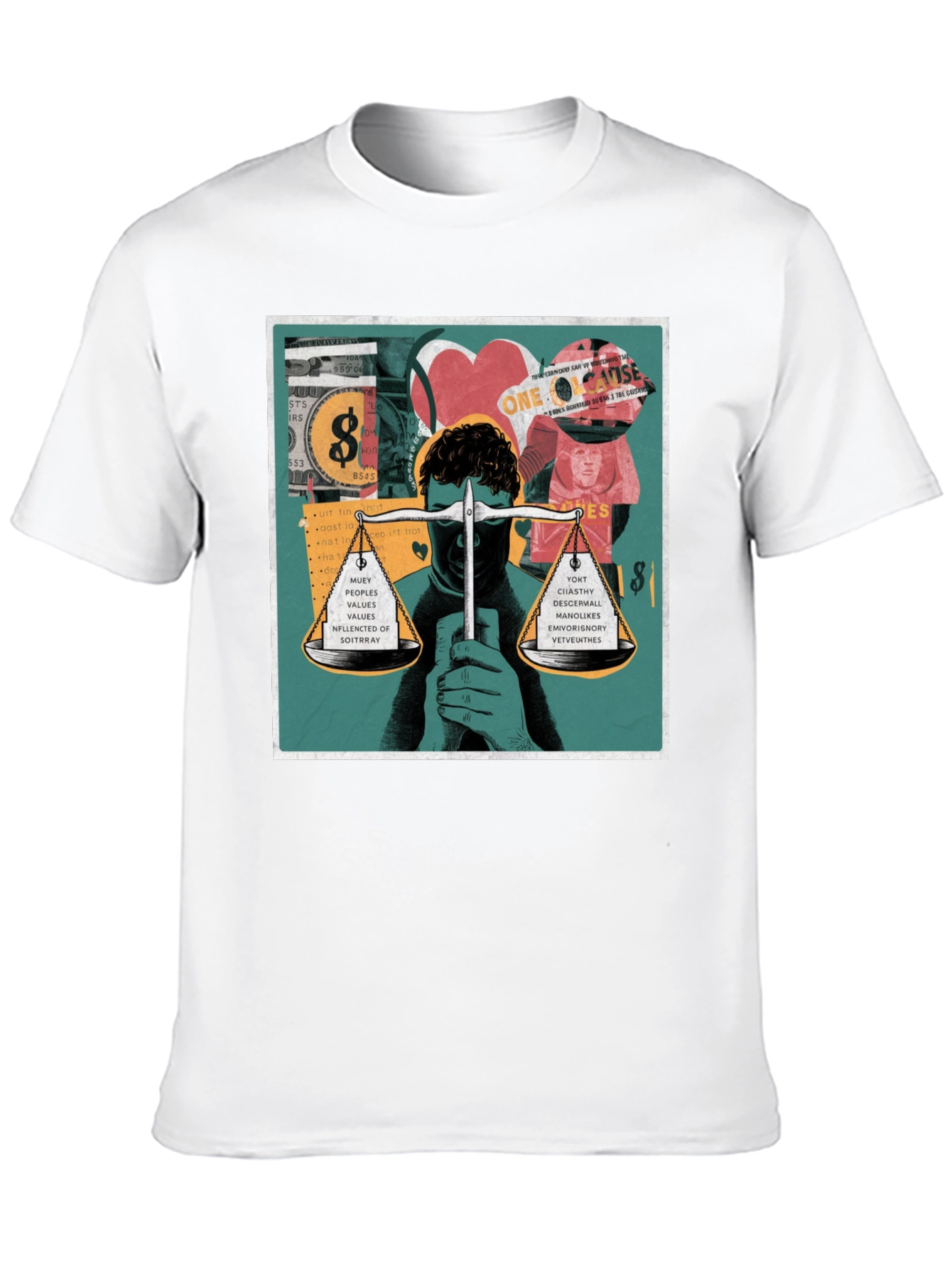 Unique Graphic Print T-Shirt