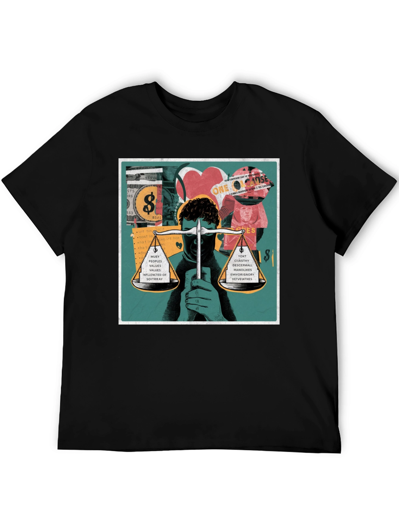 Unique Graphic Print T-Shirt