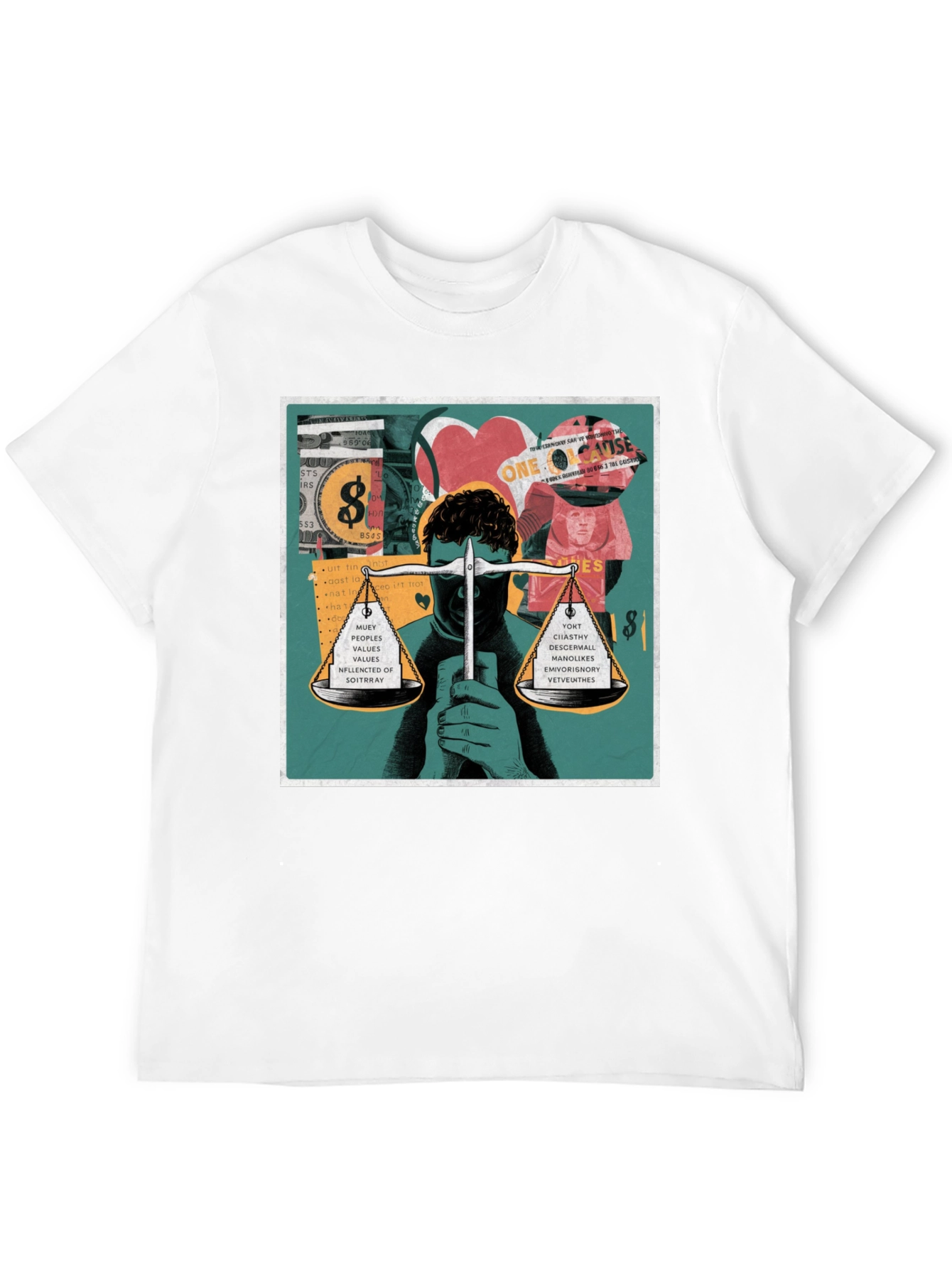 Unique Graphic Print T-Shirt