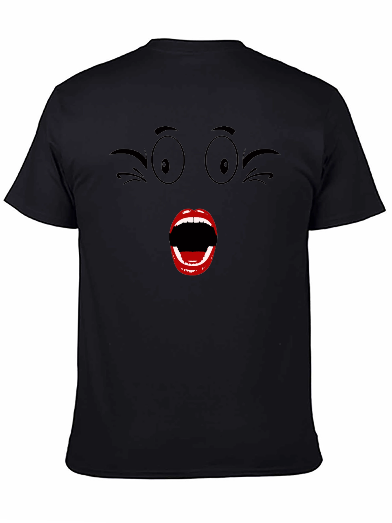 Funny Face T-Shirt - Expressive Graphic Tee