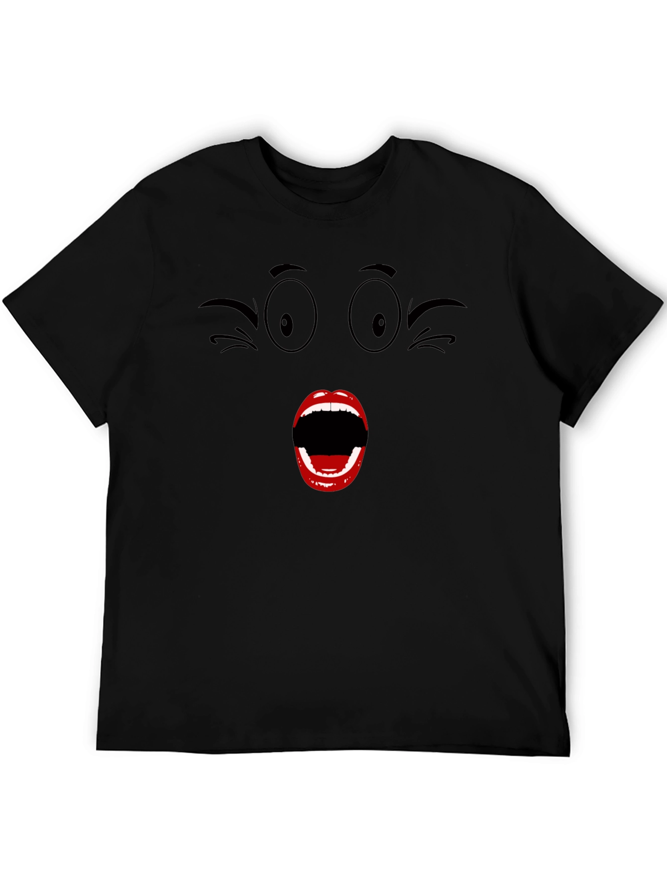 Funny Face T-Shirt - Expressive Graphic Tee