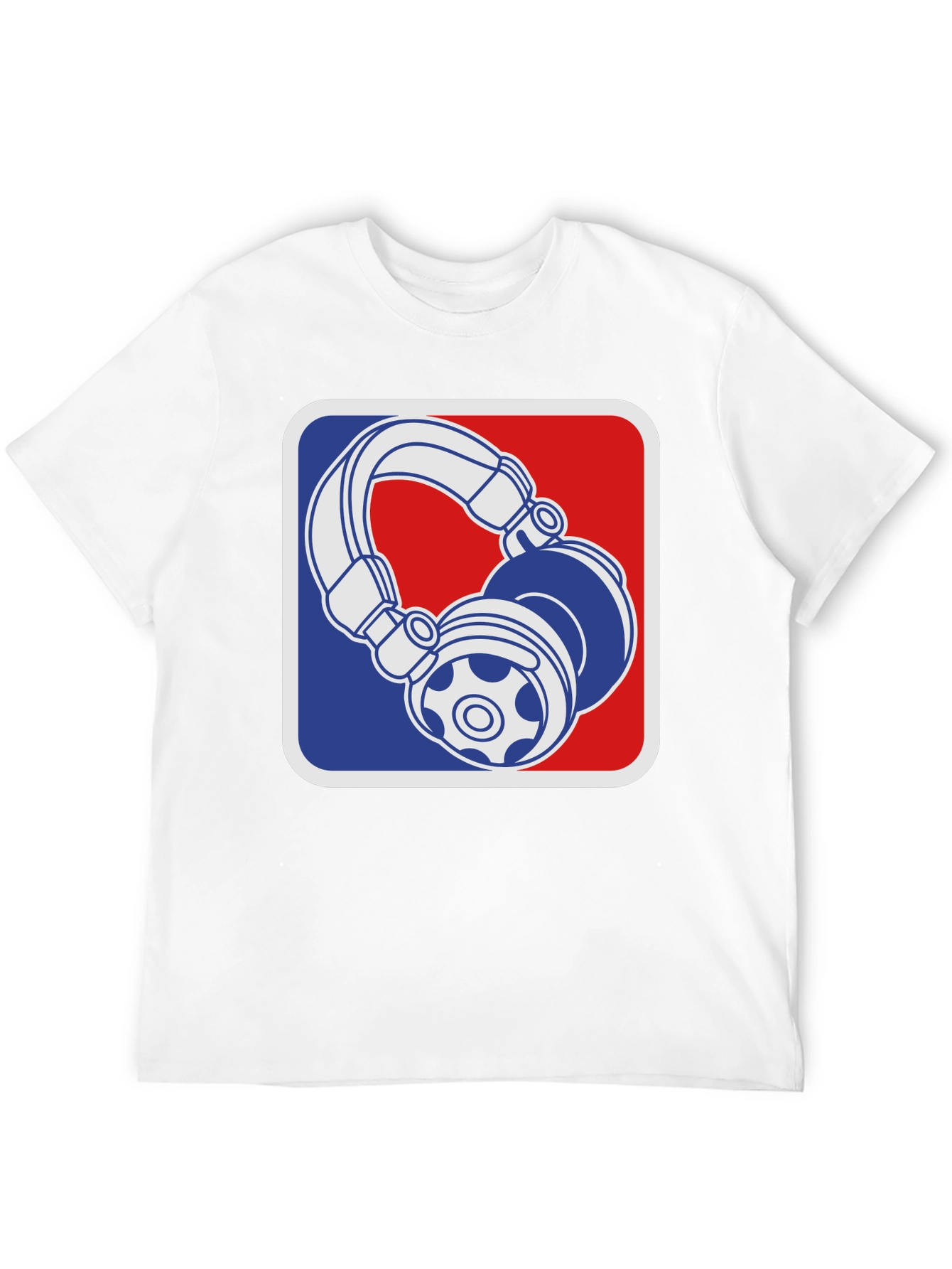 Headphone Graphic Tee - Retro Music Lover T-Shirt