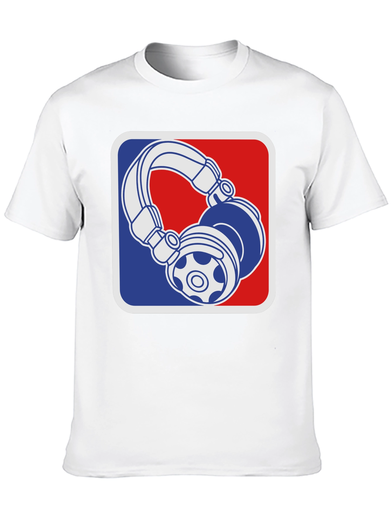 Headphone Graphic Tee - Retro Music Lover T-Shirt