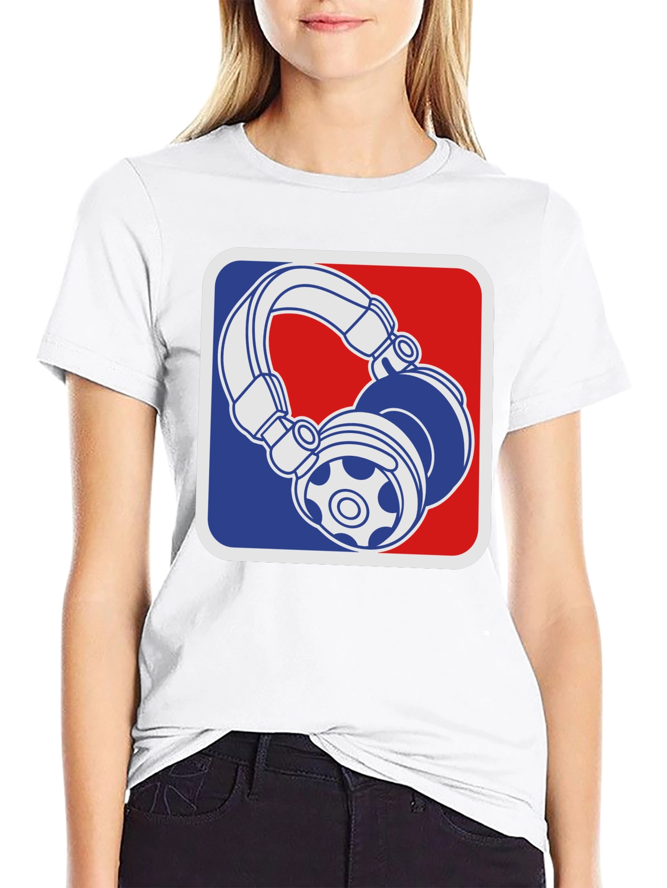 Headphone Graphic Tee - Retro Music Lover T-Shirt