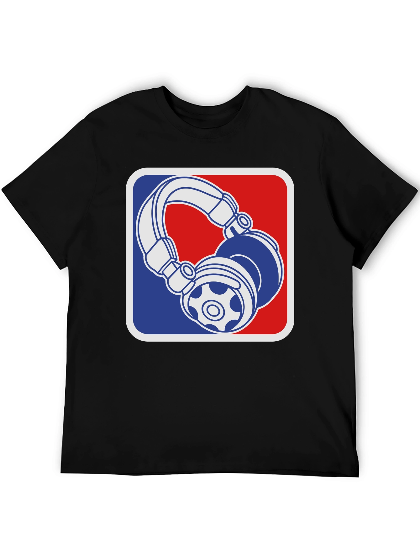 Headphone Graphic Tee - Retro Music Lover T-Shirt