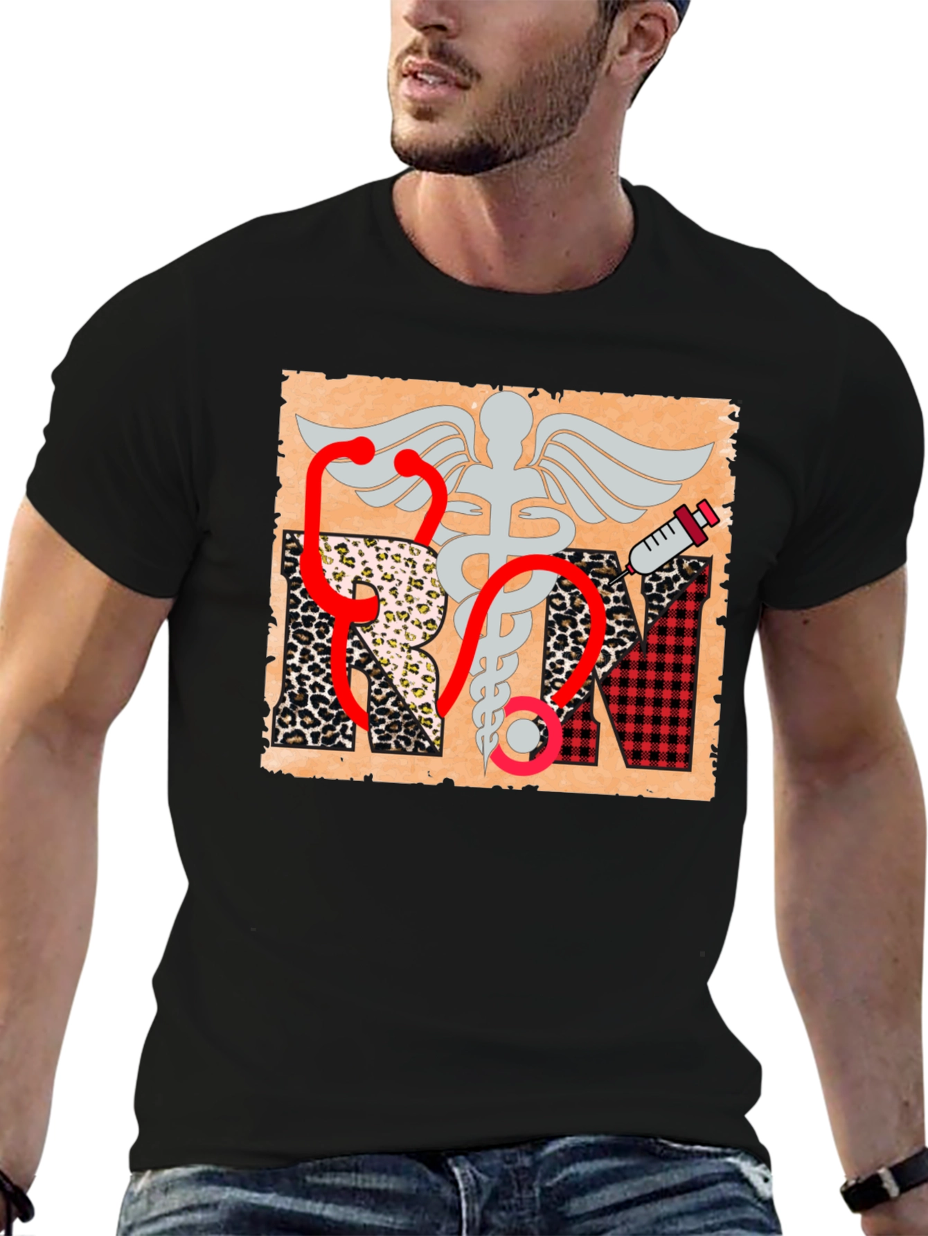 RN Nurse Graphic T-Shirt