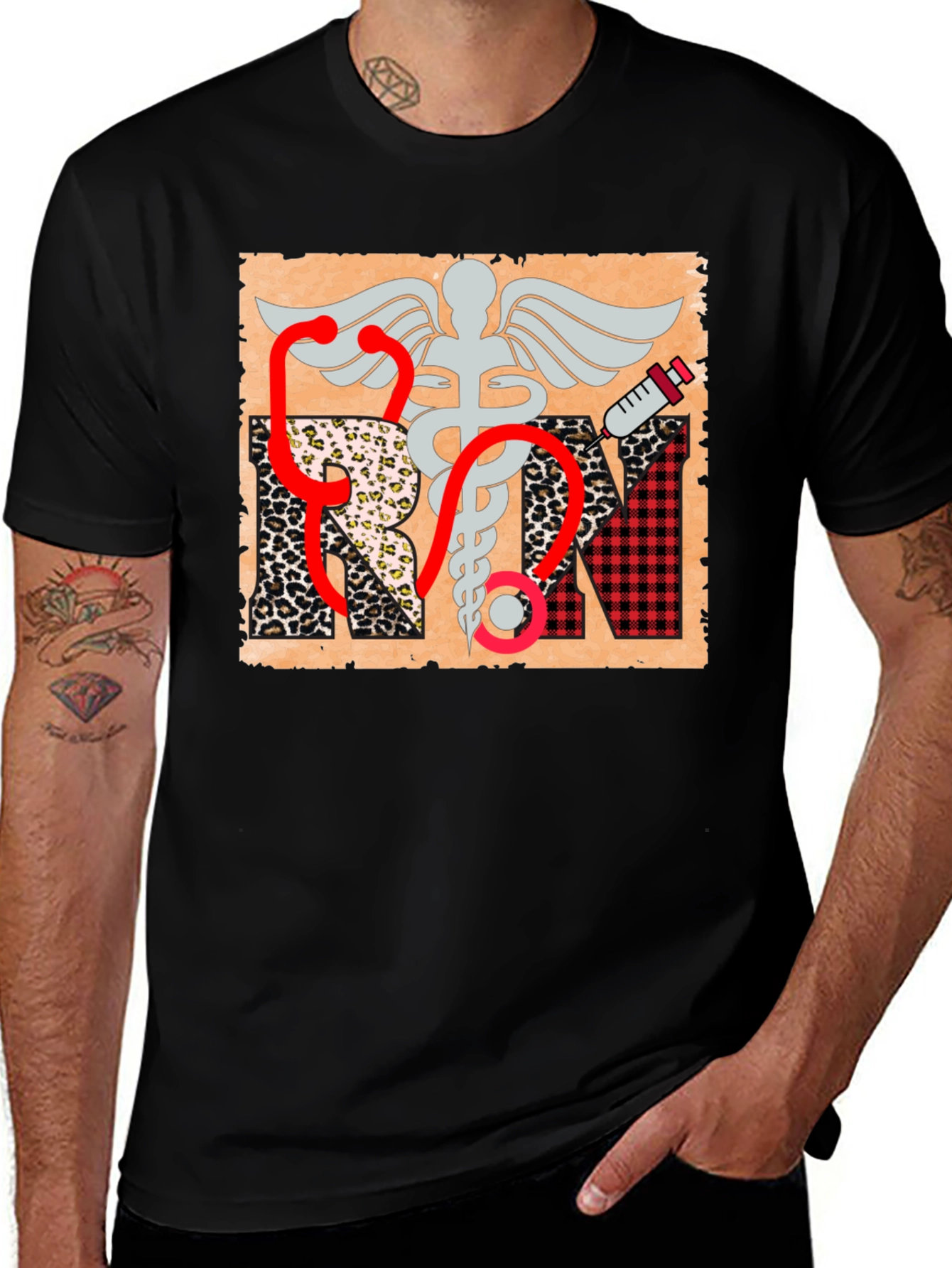 RN Nurse Graphic T-Shirt