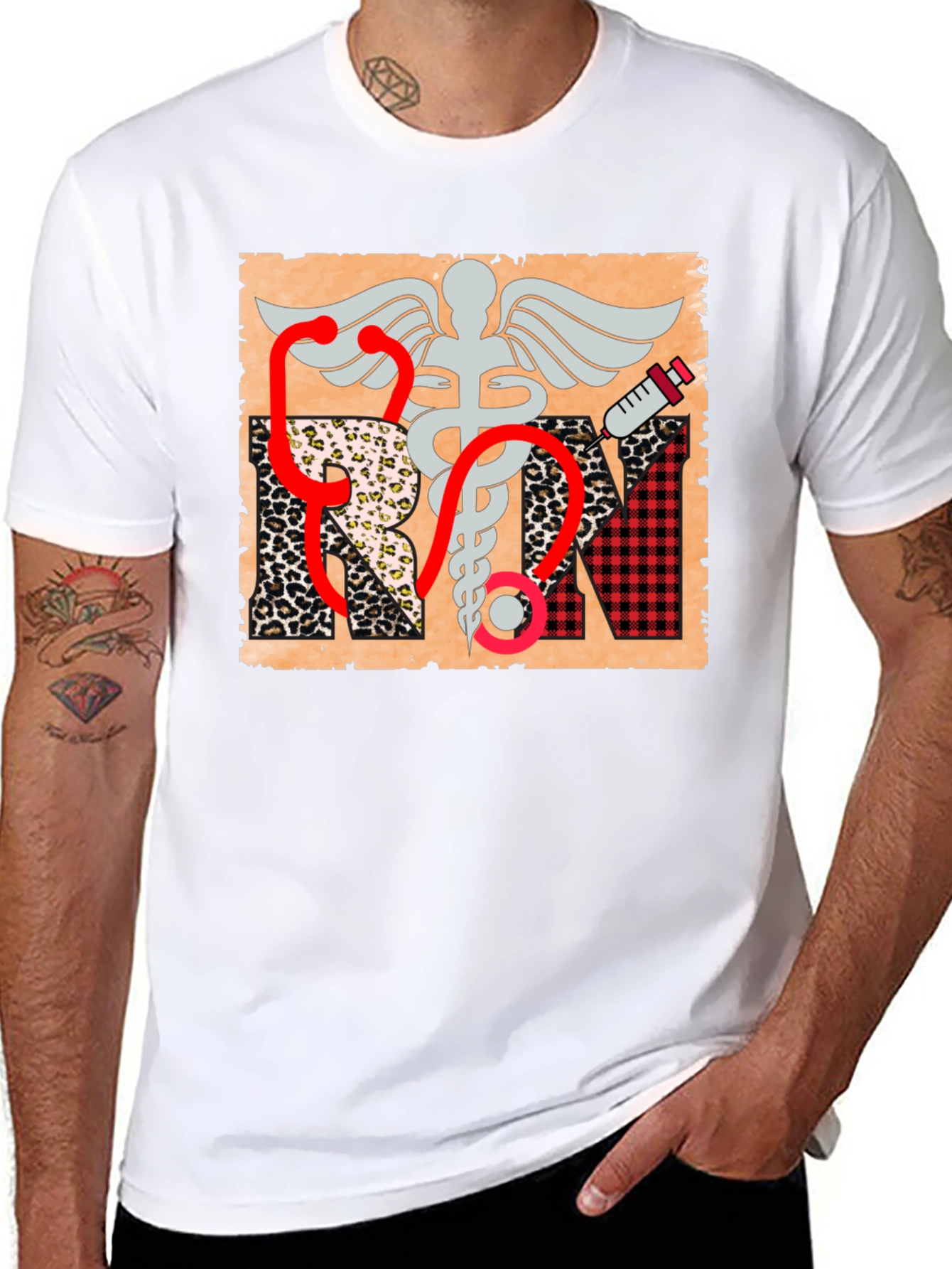 RN Nurse Graphic T-Shirt