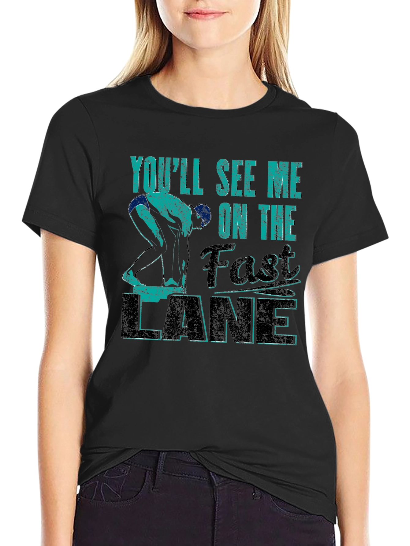 Swimmers Fast Lane T-Shirt