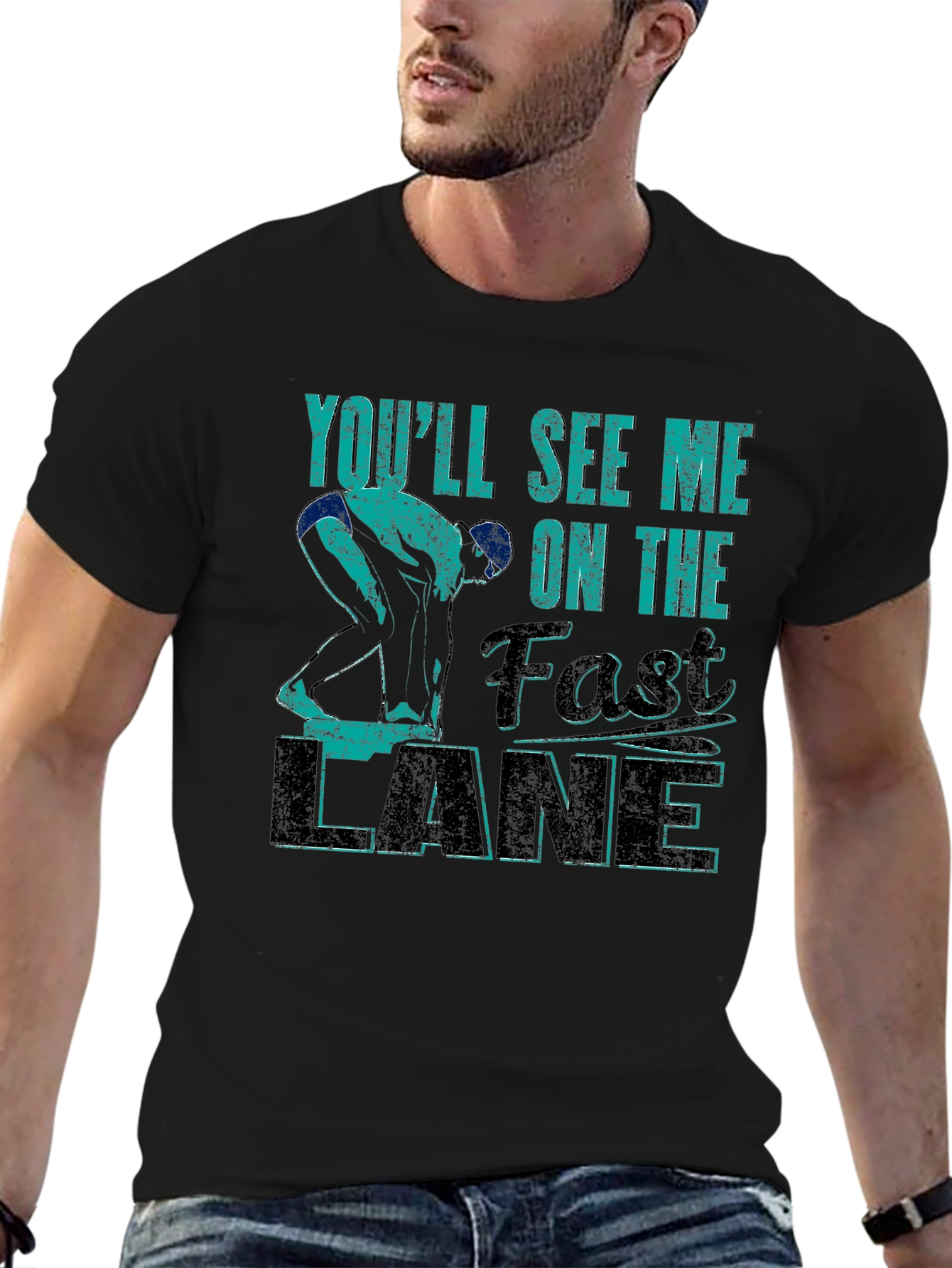Swimmers Fast Lane T-Shirt