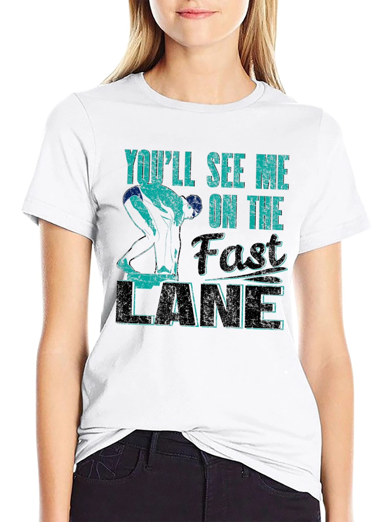 Swimmers Fast Lane T-Shirt