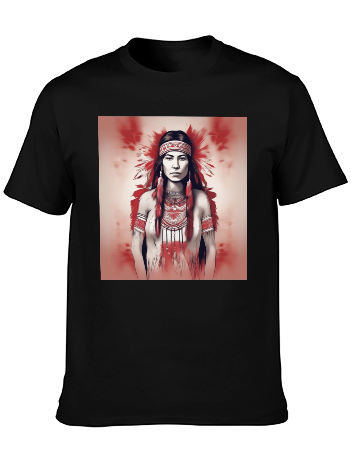 Native American Woman Graphic Tee