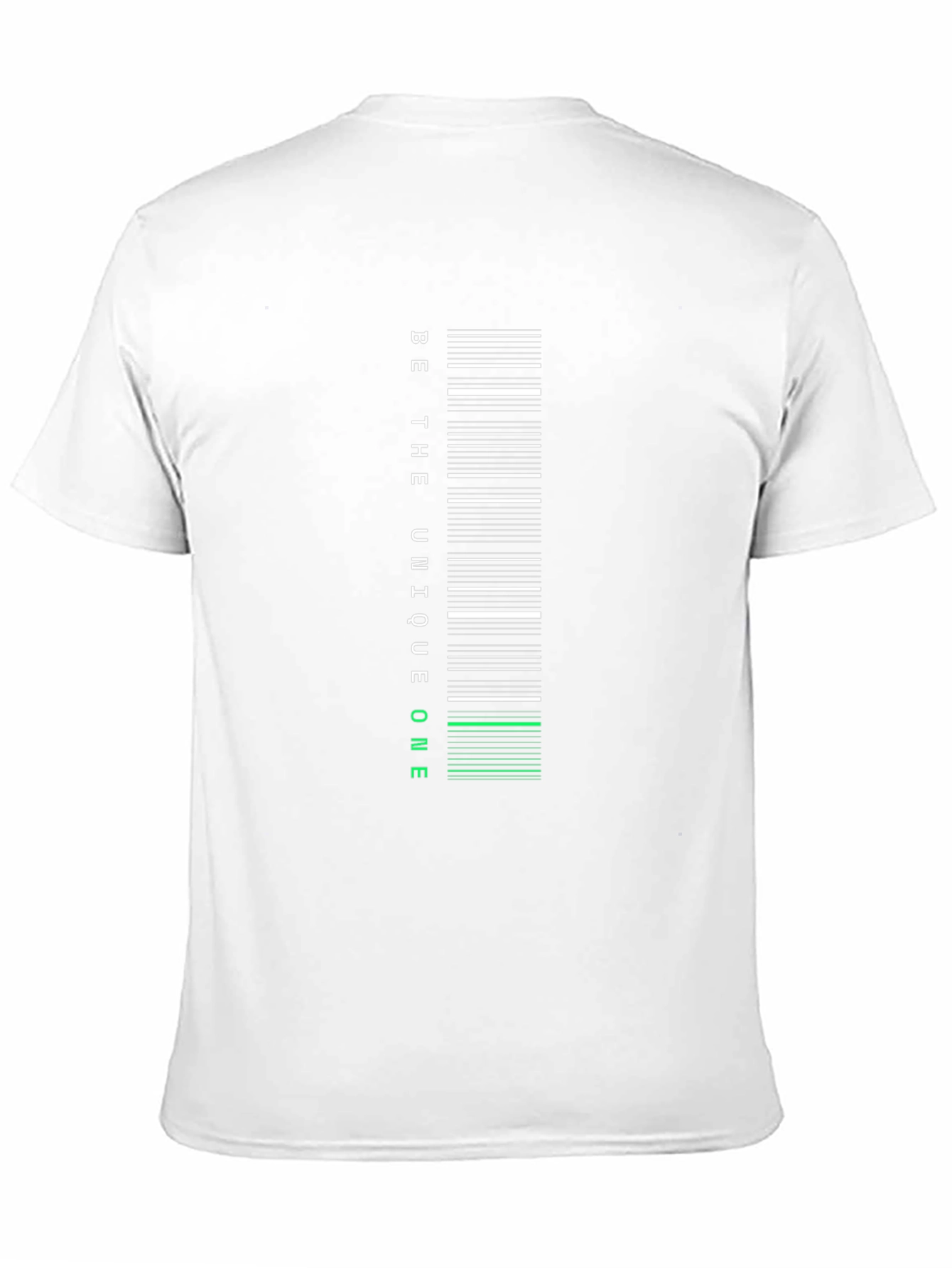 Unique One Barcode Graphic Tee - Black