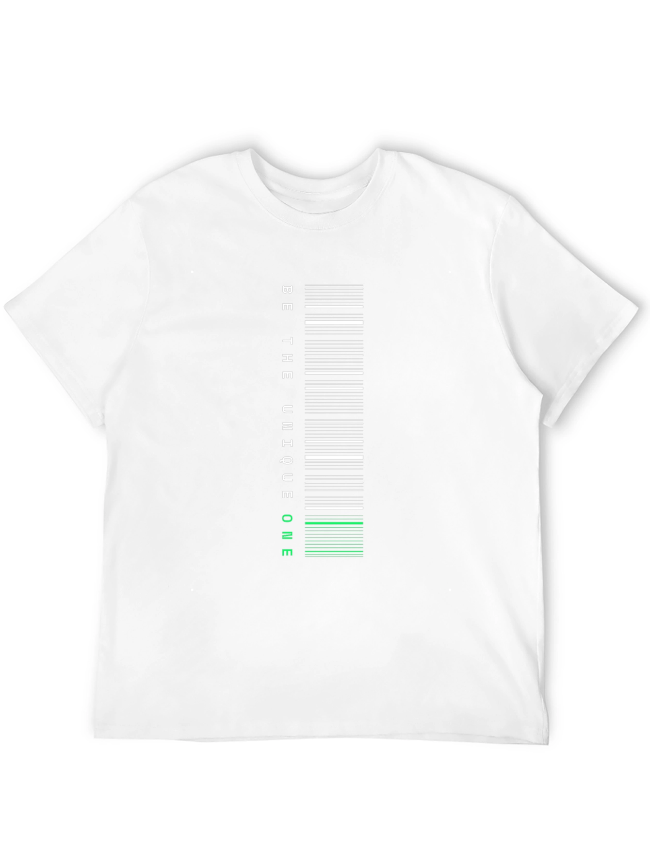 Unique One Barcode Graphic Tee - Black