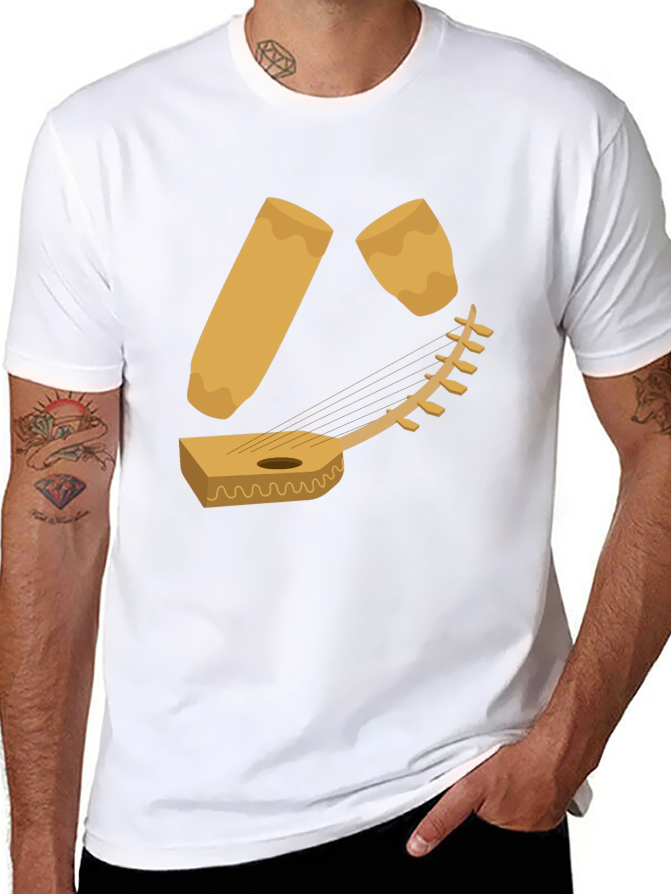 Novelty Oud T-Shirt - Unique Musical Instrument Tee