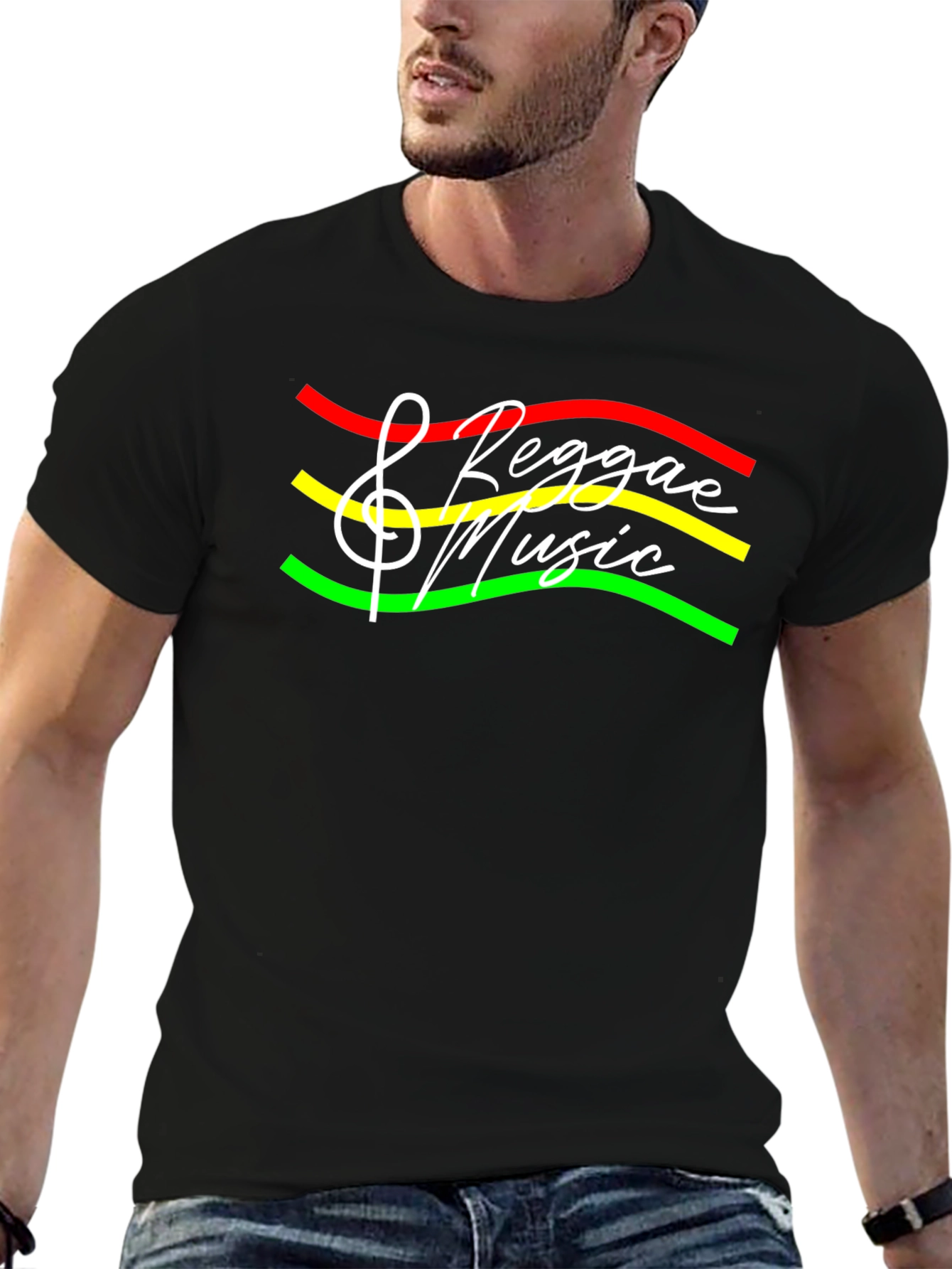 Reggae Music T-Shirt - Rastafarian Style Tee
