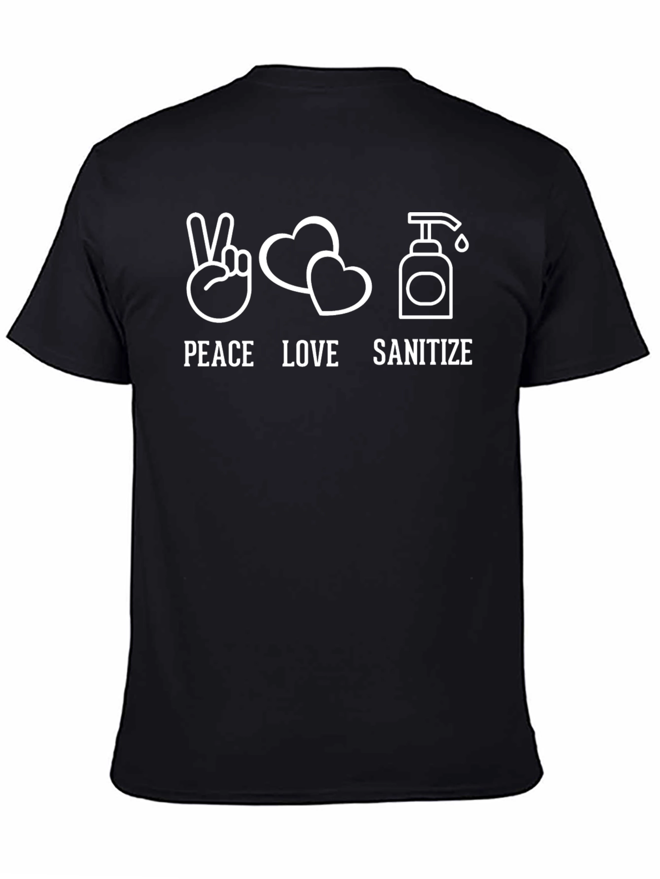 Peace Love Sanitize Graphic T-Shirt