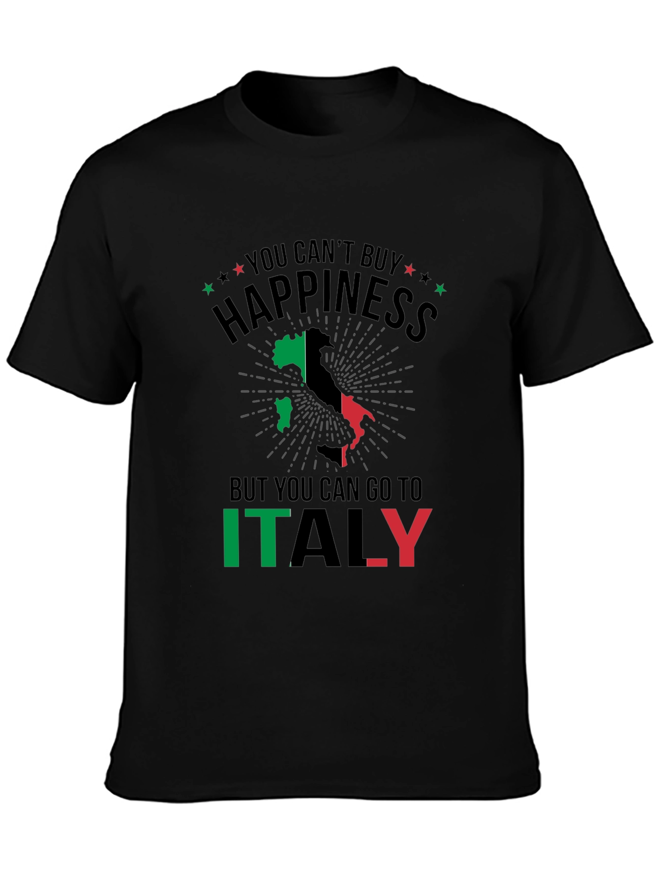 Italy Happiness T-Shirt - Travel Souvenir Tee