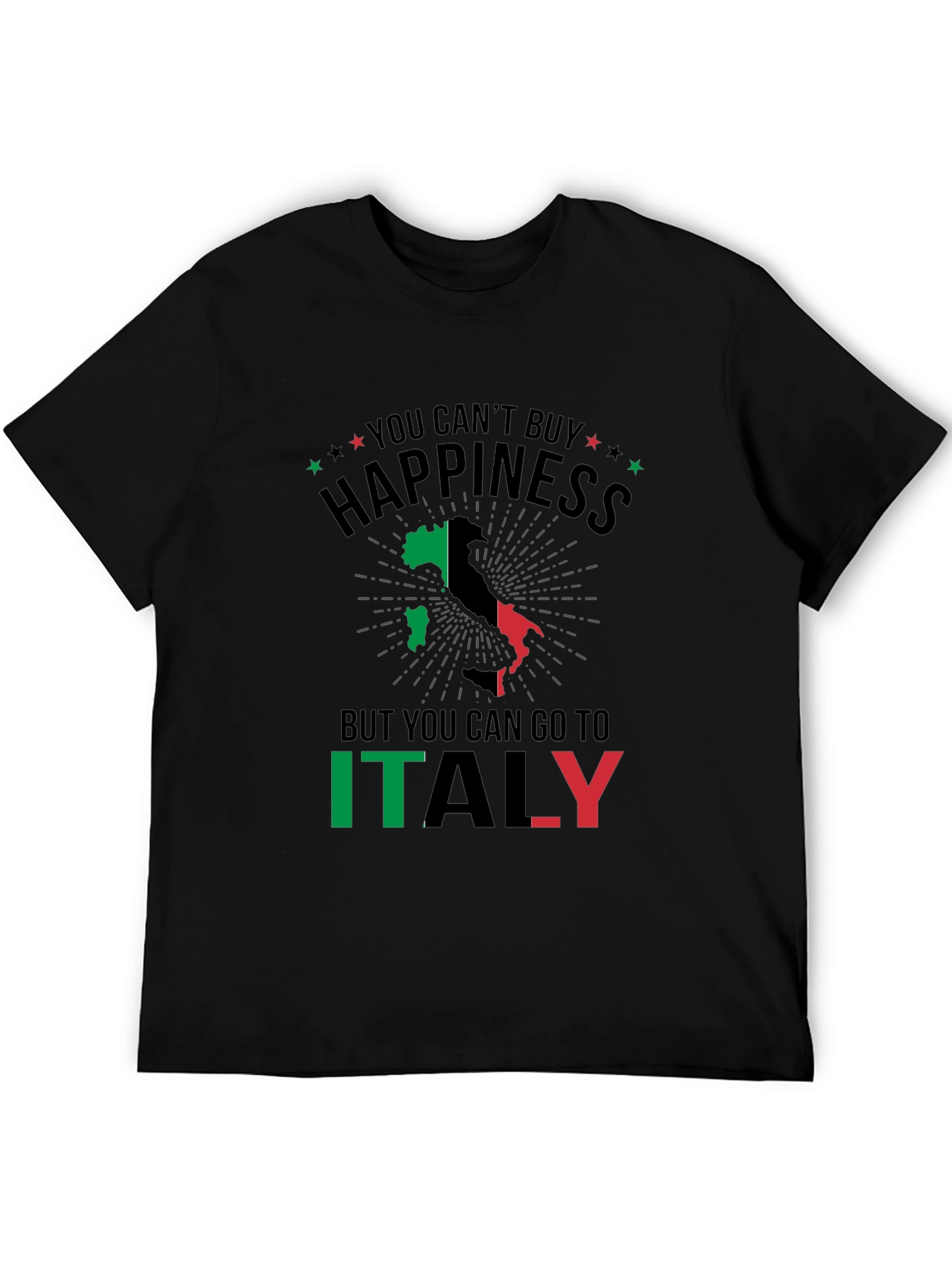 Italy Happiness T-Shirt - Travel Souvenir Tee