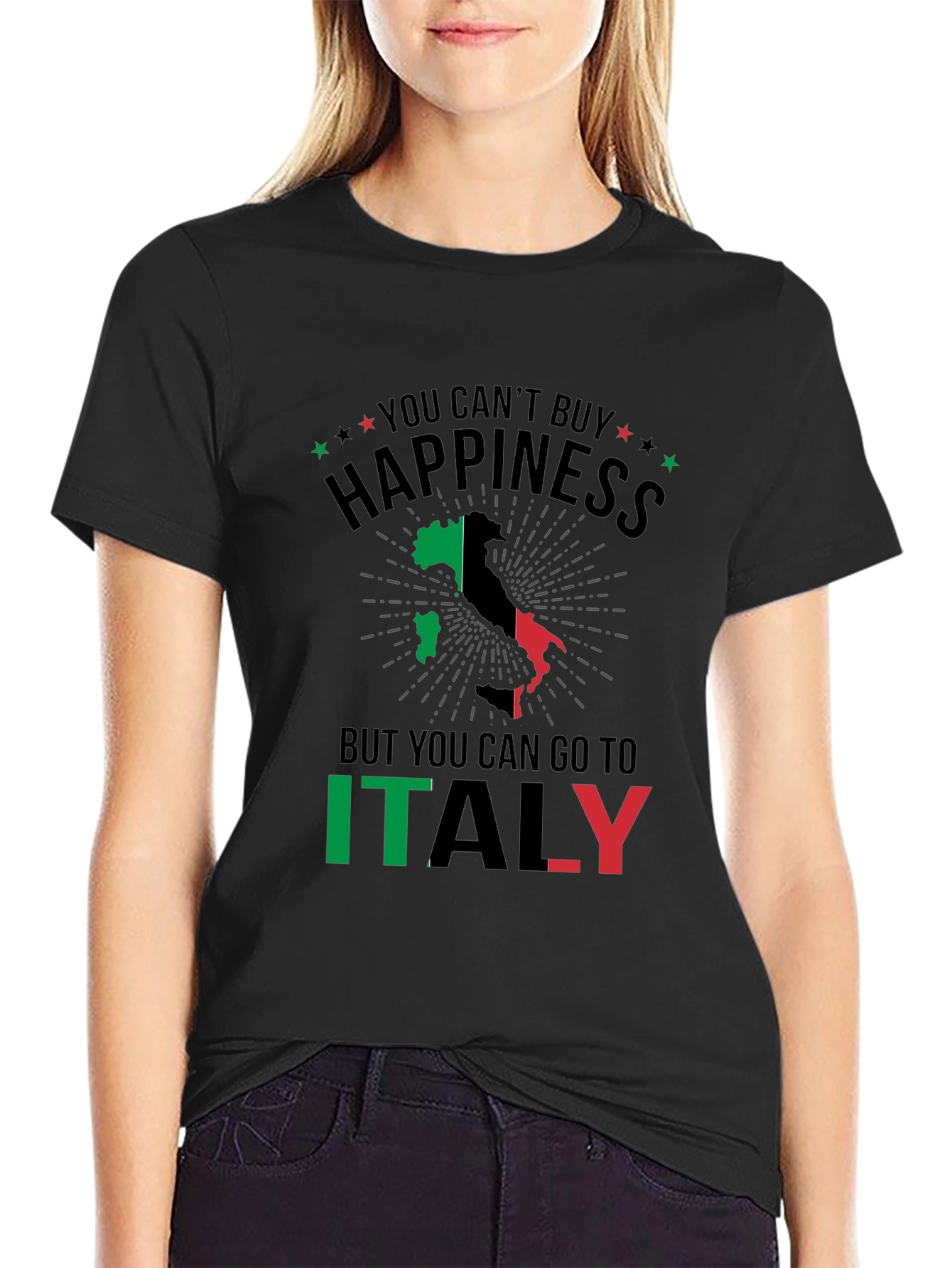 Italy Happiness T-Shirt - Travel Souvenir Tee