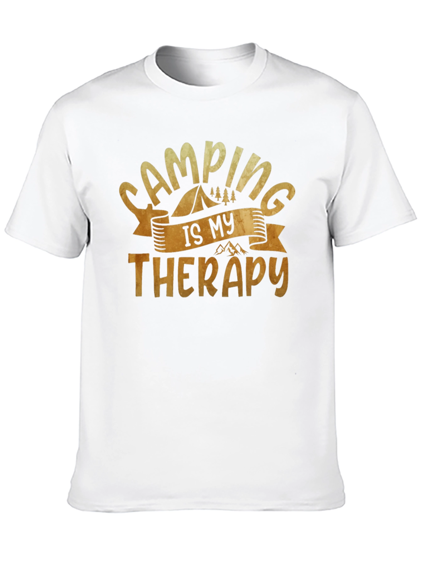 Camping Is My Therapy Graphic Tee