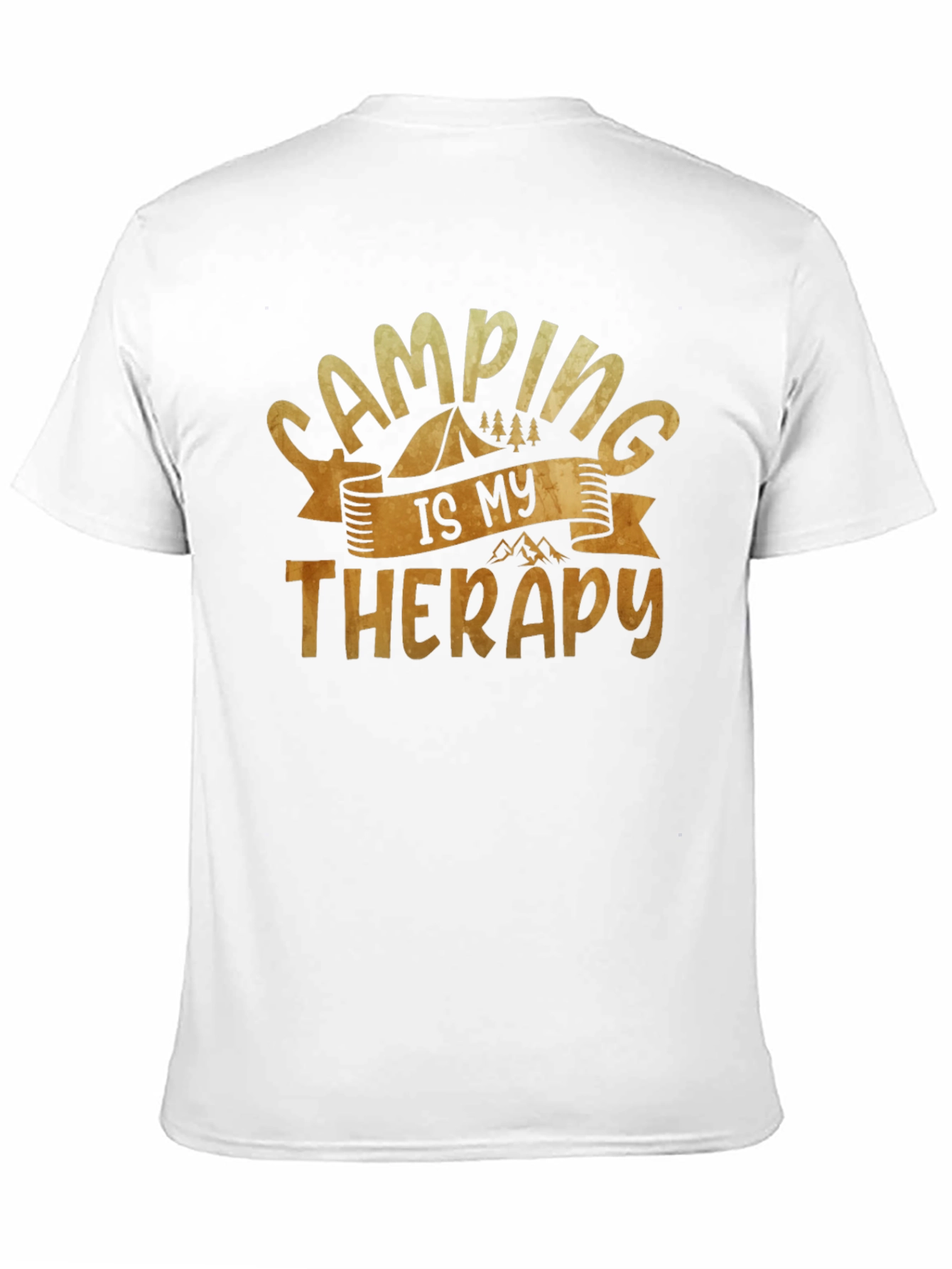 Camping Is My Therapy Graphic Tee