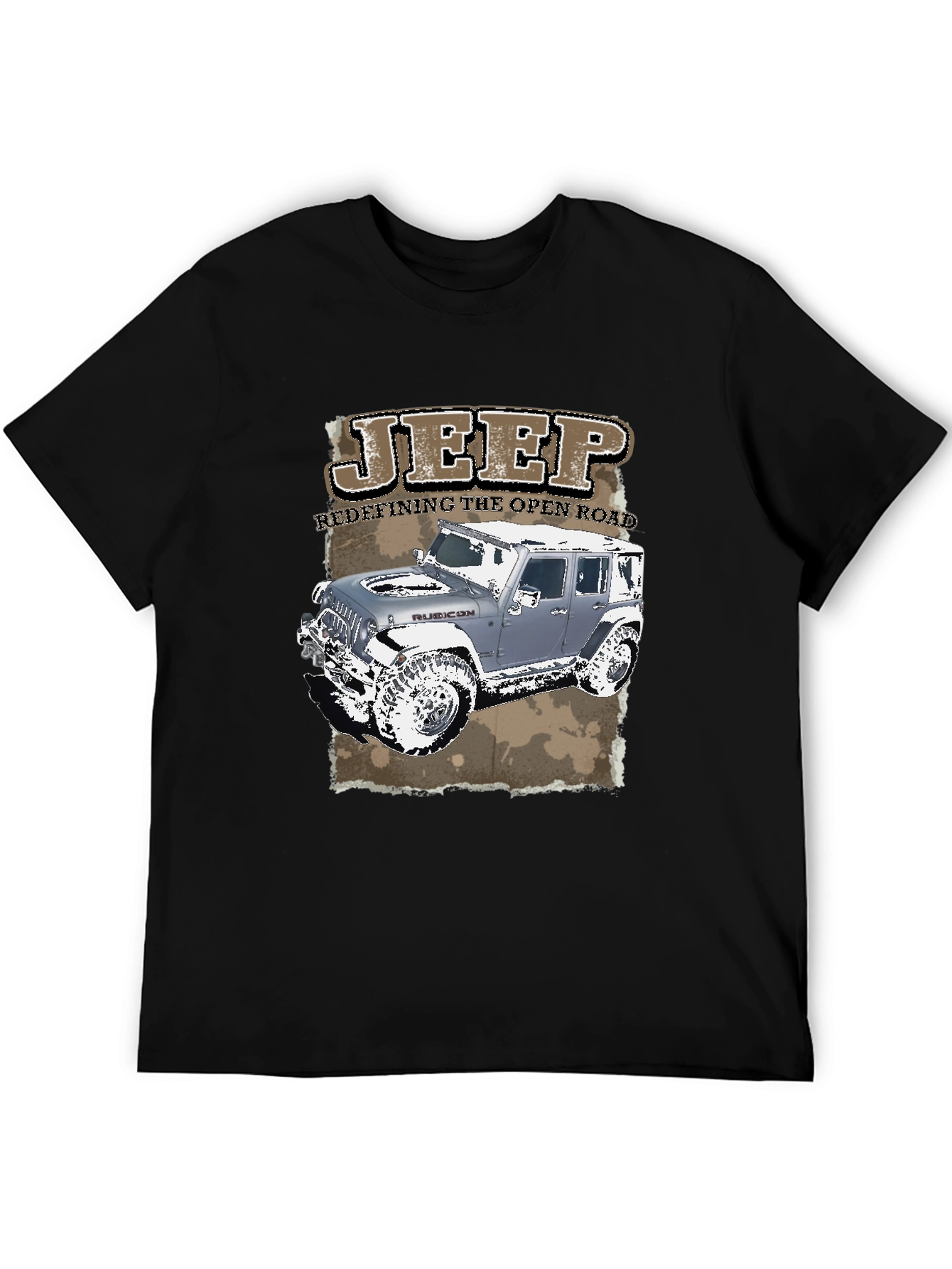 Jeep Redefining the Open Road Black T-Shirt