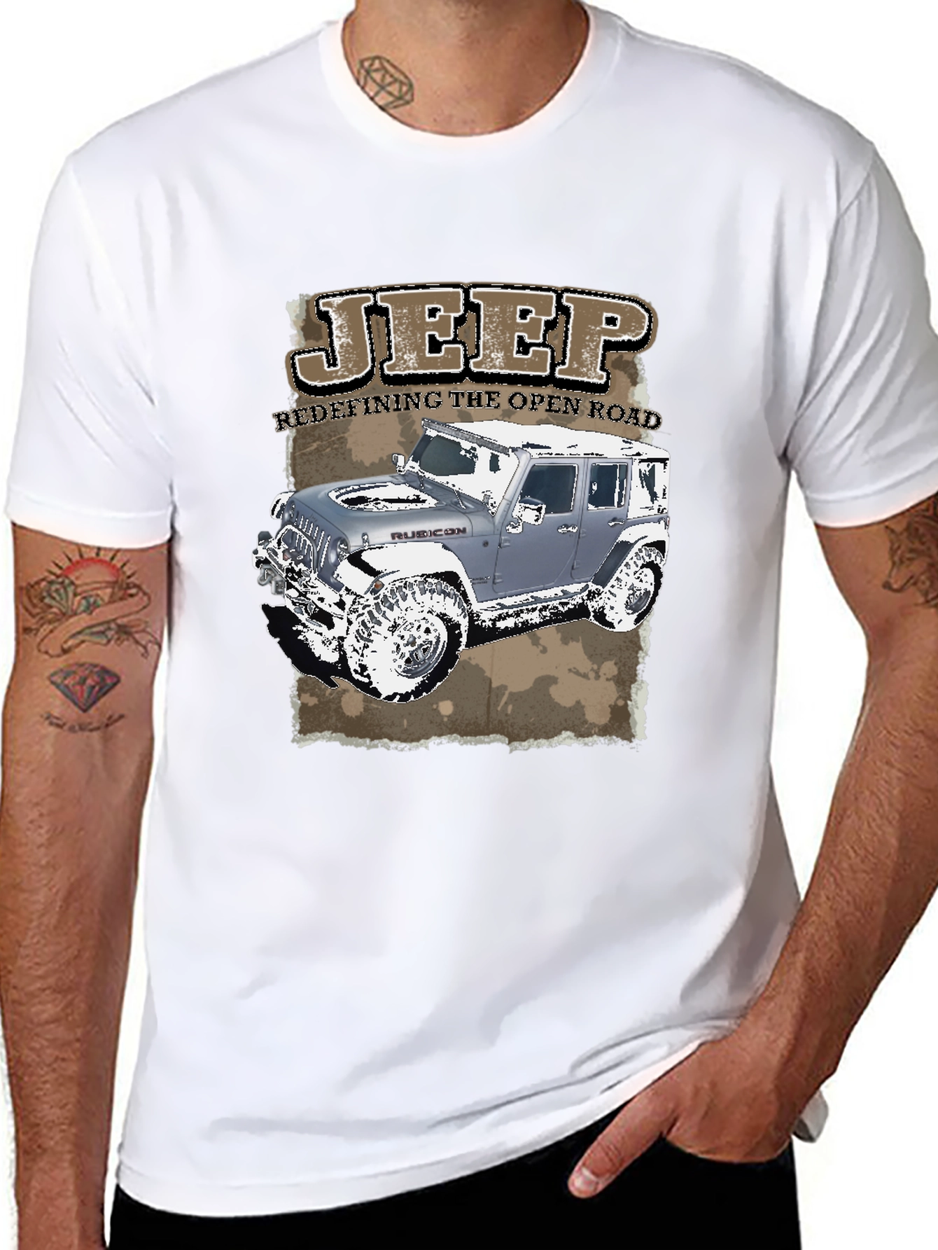 Jeep Redefining the Open Road Black T-Shirt