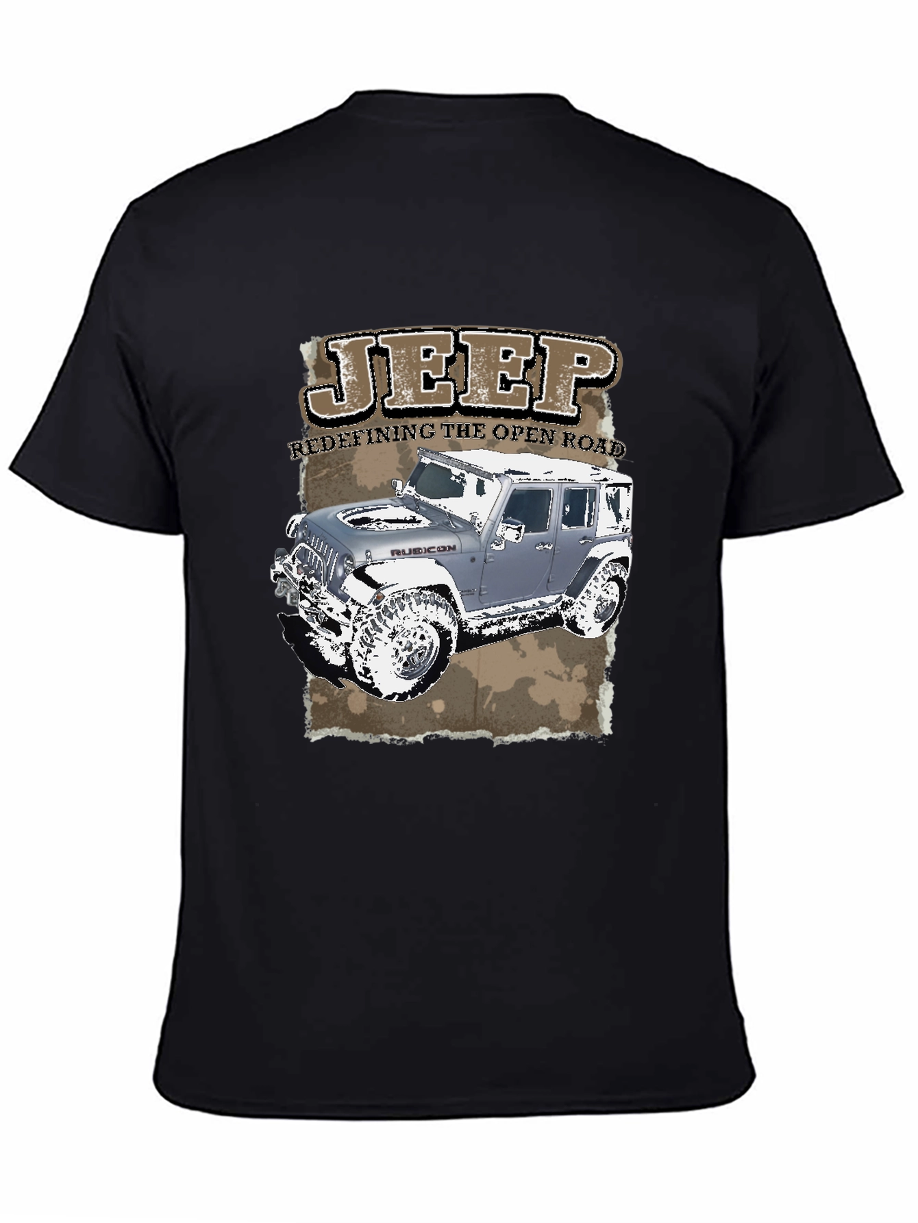 Jeep Redefining the Open Road Black T-Shirt