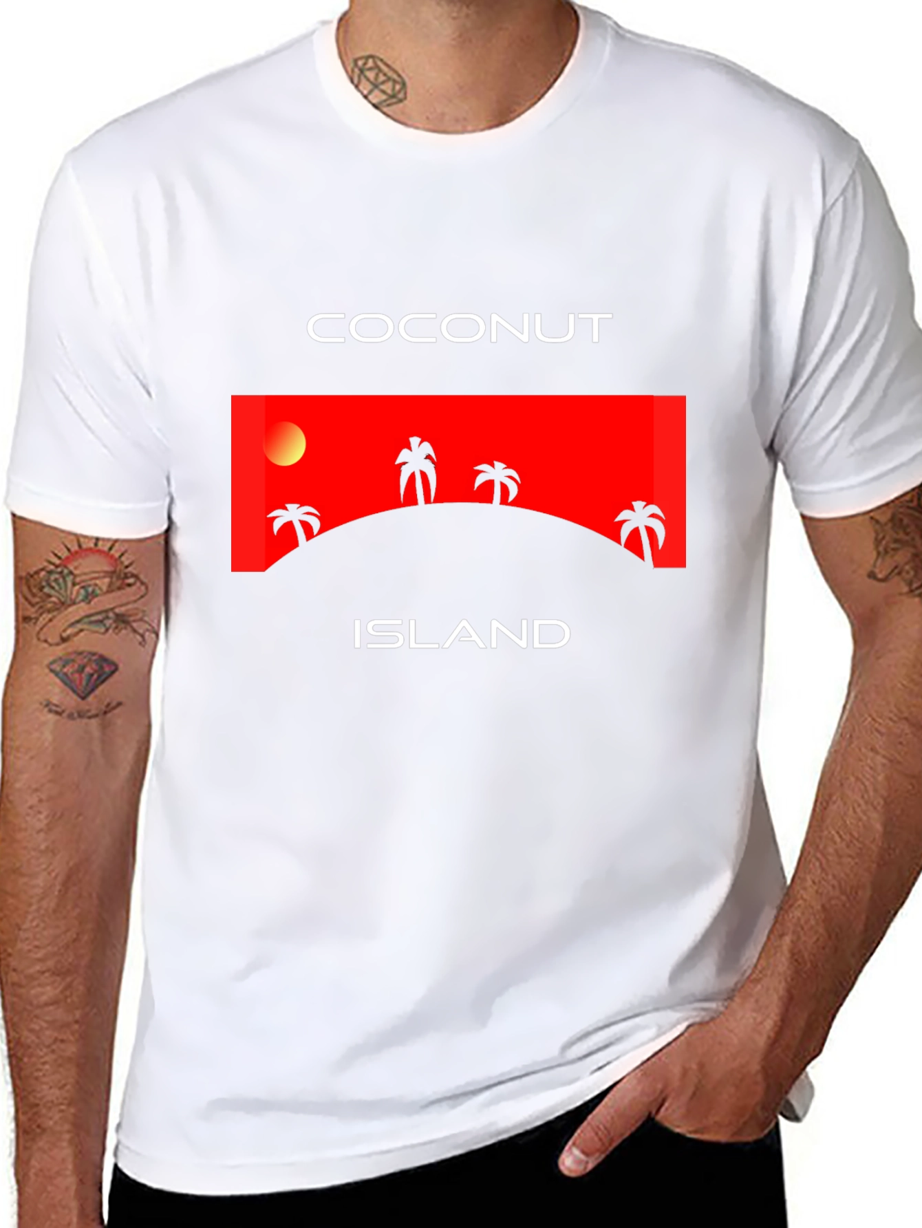 Coconut Island Graphic T-Shirt
