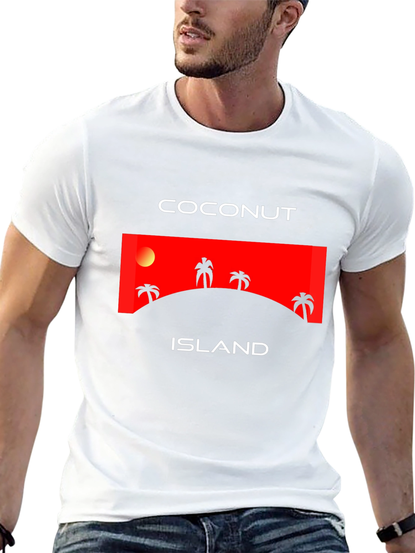 Coconut Island Graphic T-Shirt