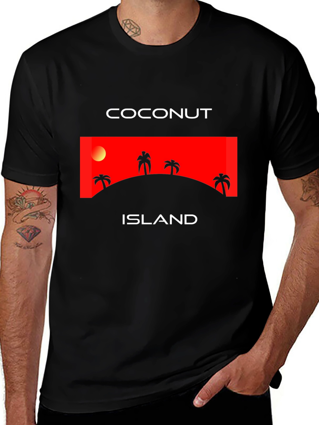 Coconut Island Graphic T-Shirt