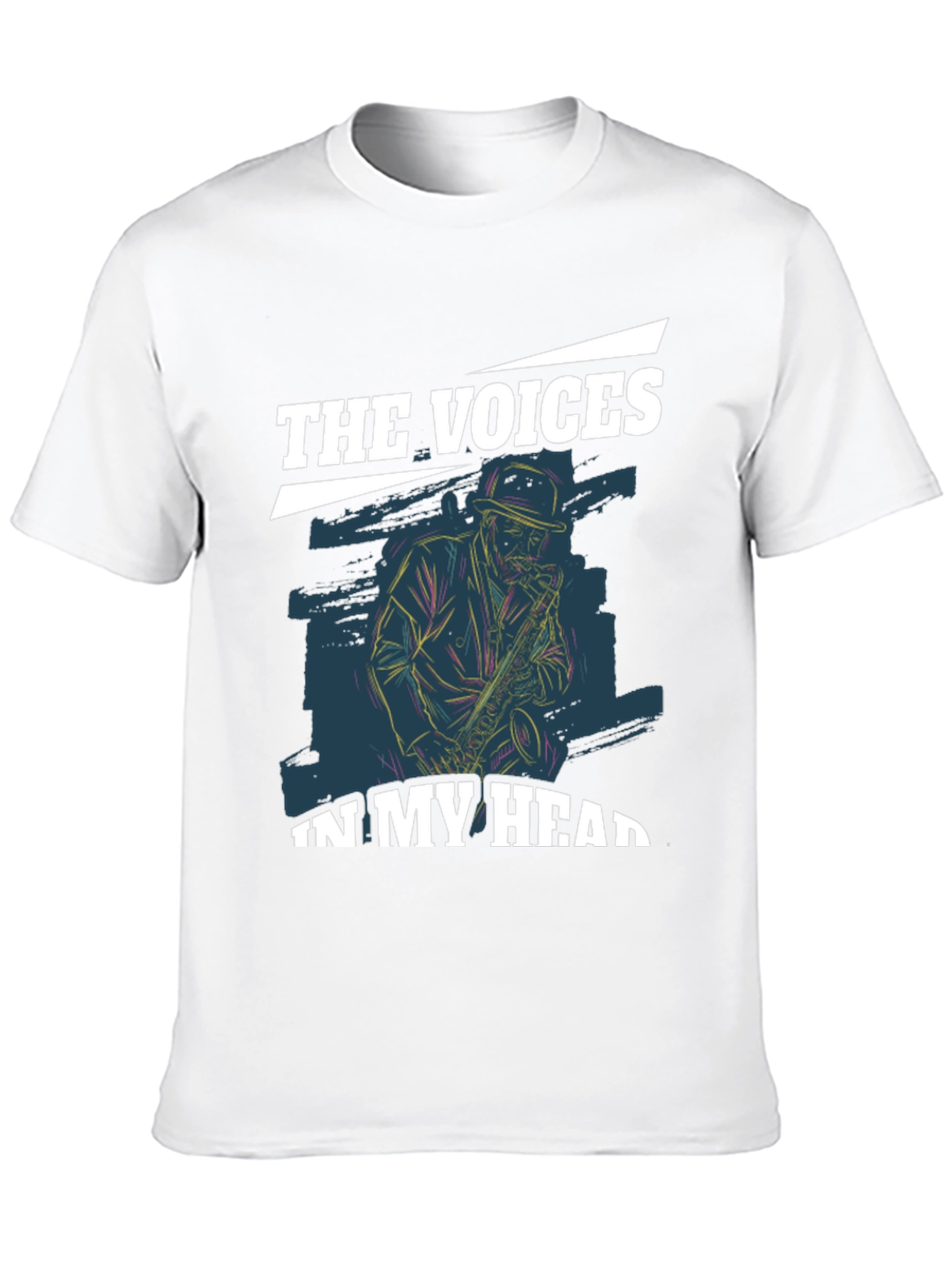 The Voices in My Head Saxophone Graphic Tee