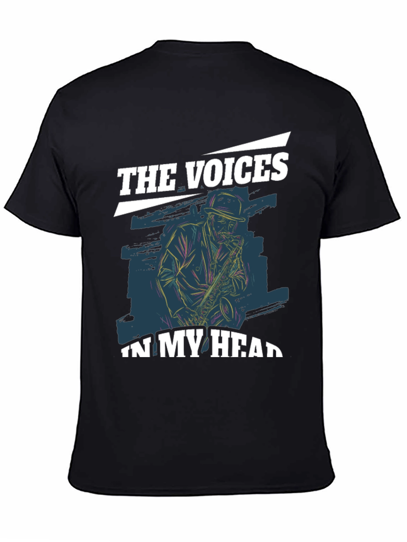 The Voices in My Head Saxophone Graphic Tee