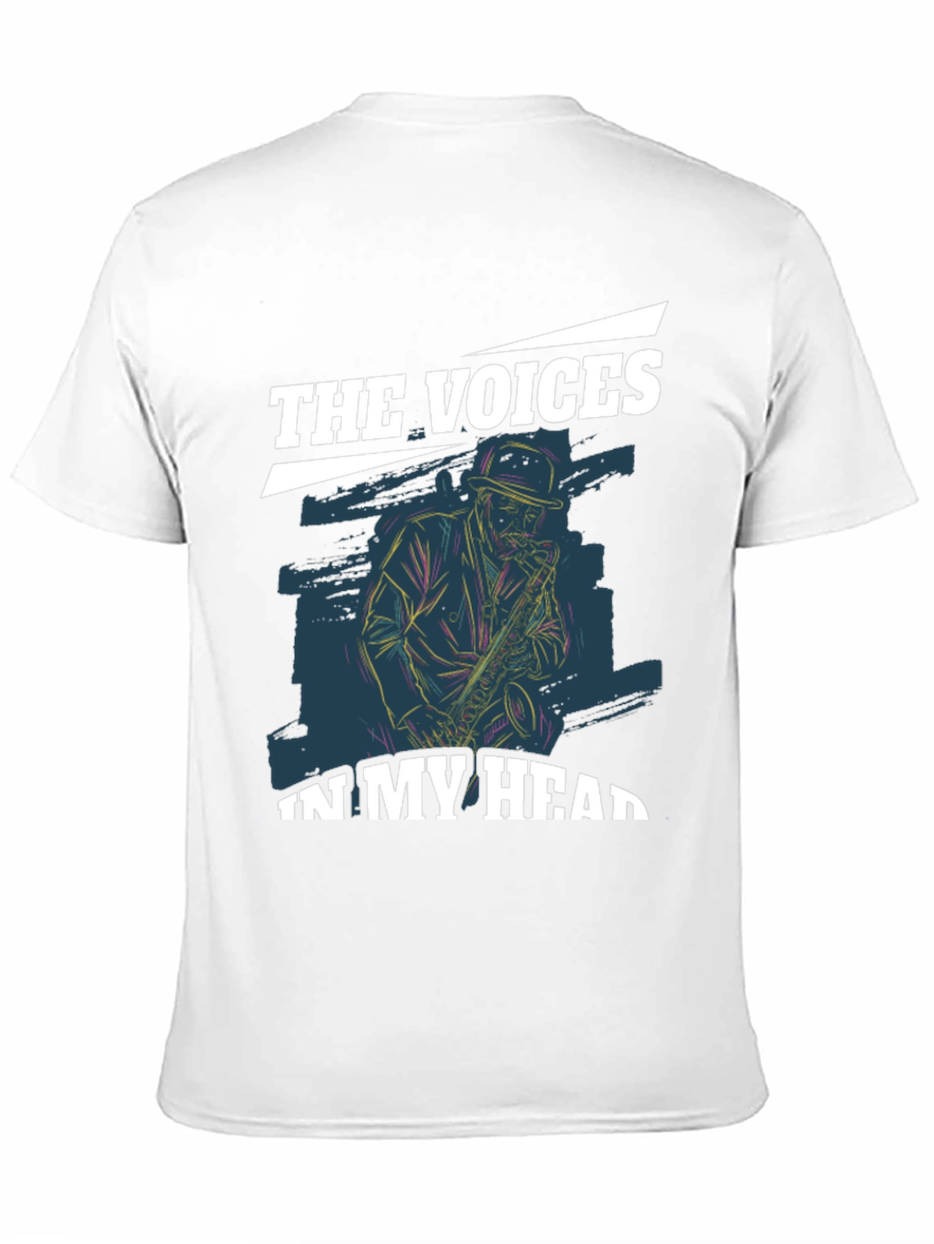 The Voices in My Head Saxophone Graphic Tee