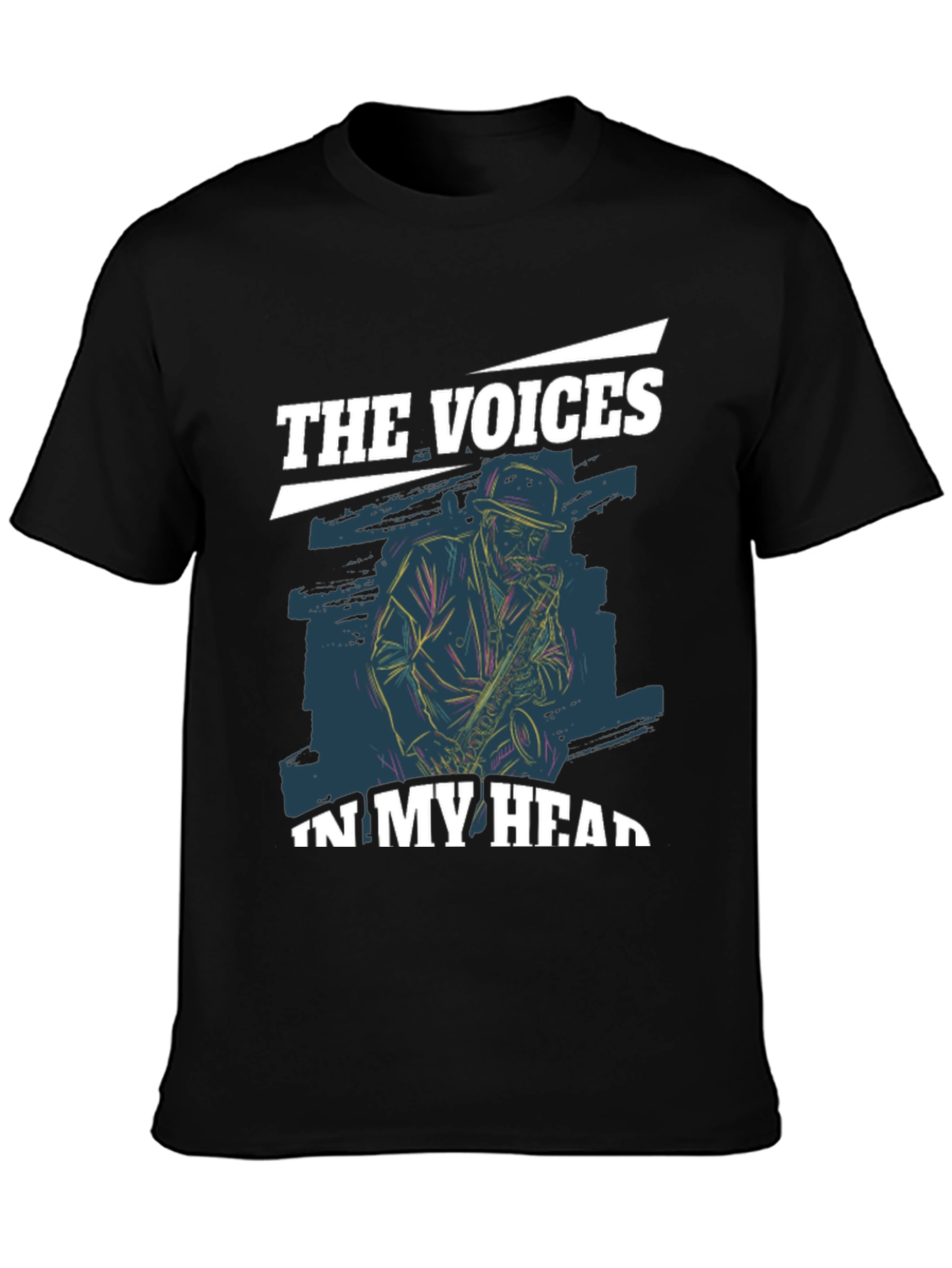 The Voices in My Head Saxophone Graphic Tee