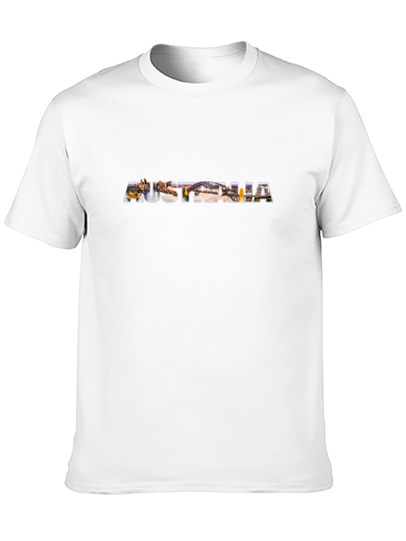 Australia Skyline Black T-Shirt