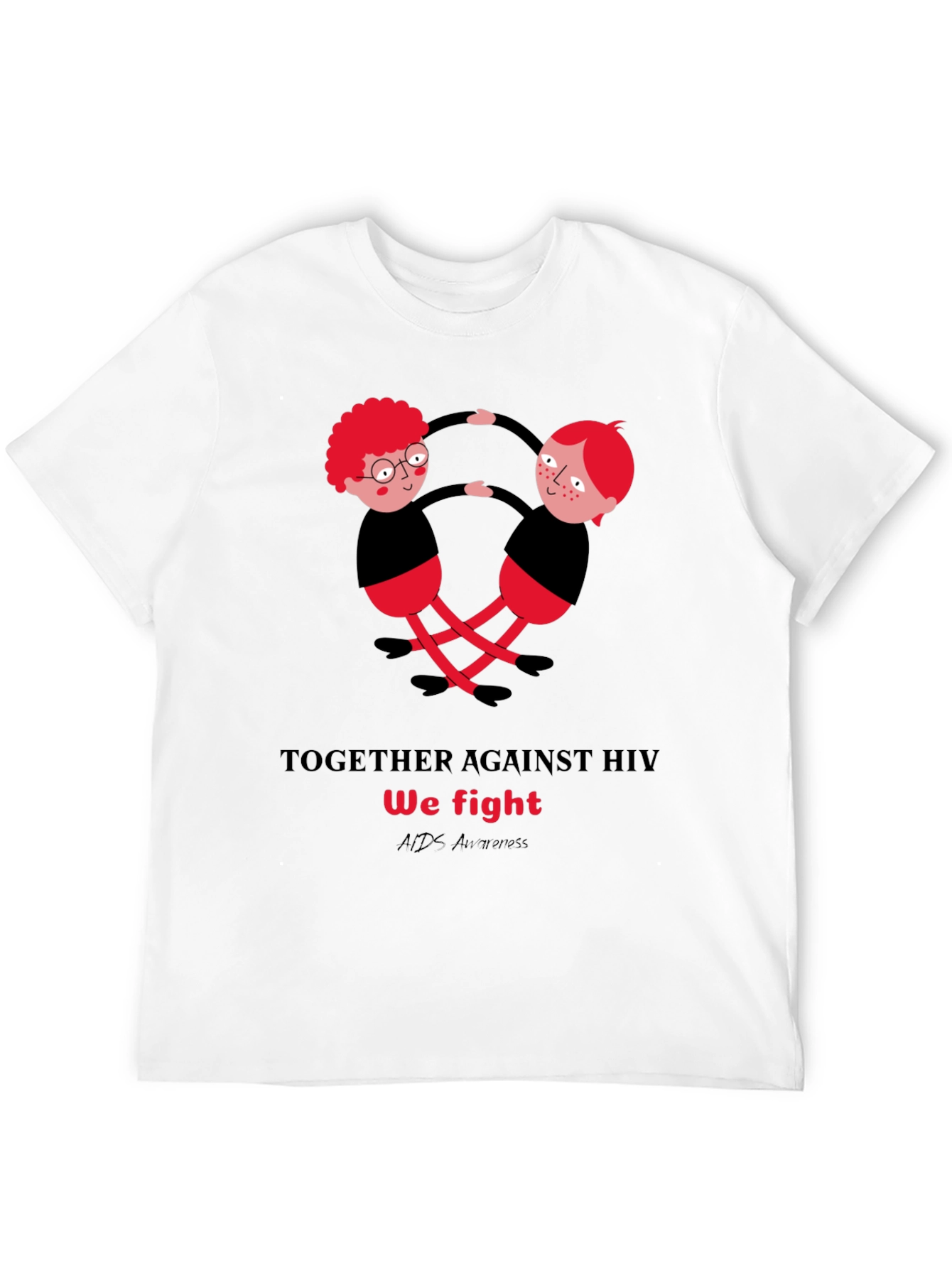 HIV Awareness T-Shirt - Together We Fight