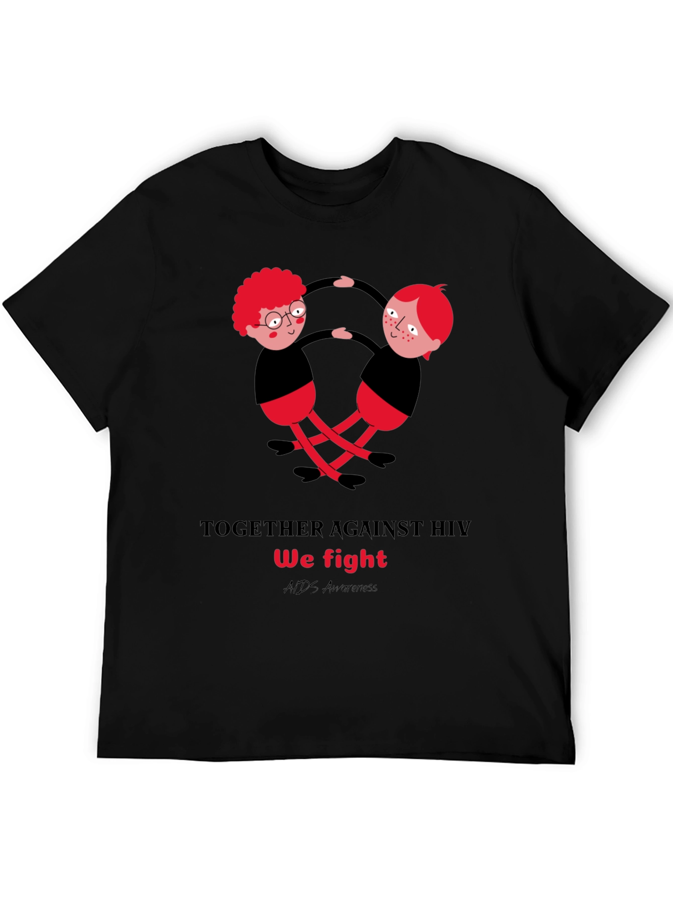 HIV Awareness T-Shirt - Together We Fight