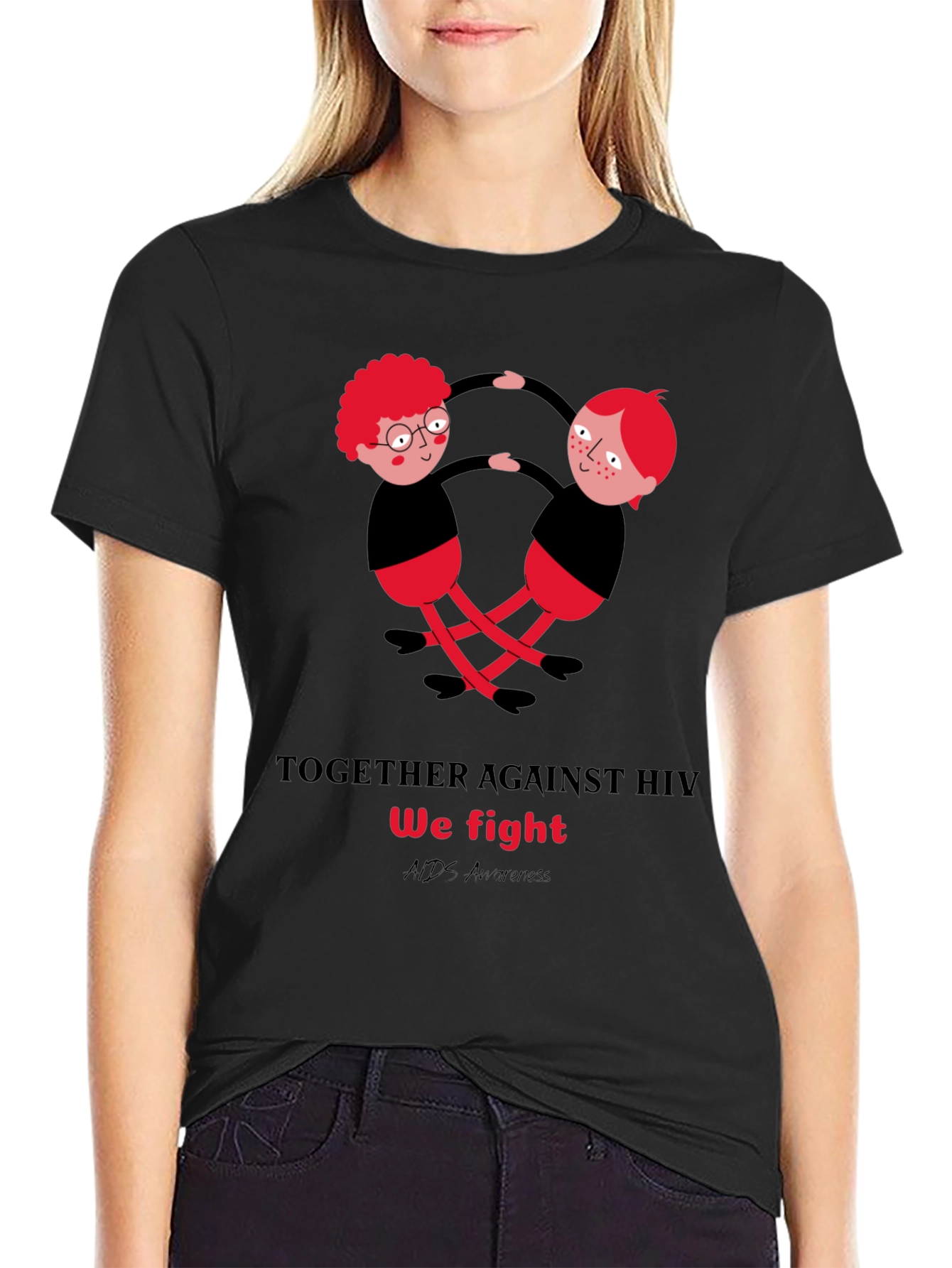HIV Awareness T-Shirt - Together We Fight