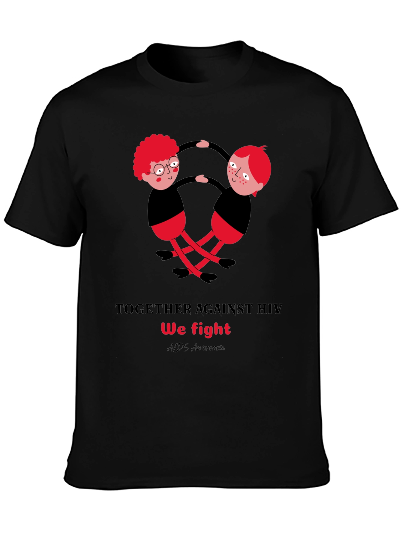 HIV Awareness T-Shirt - Together We Fight