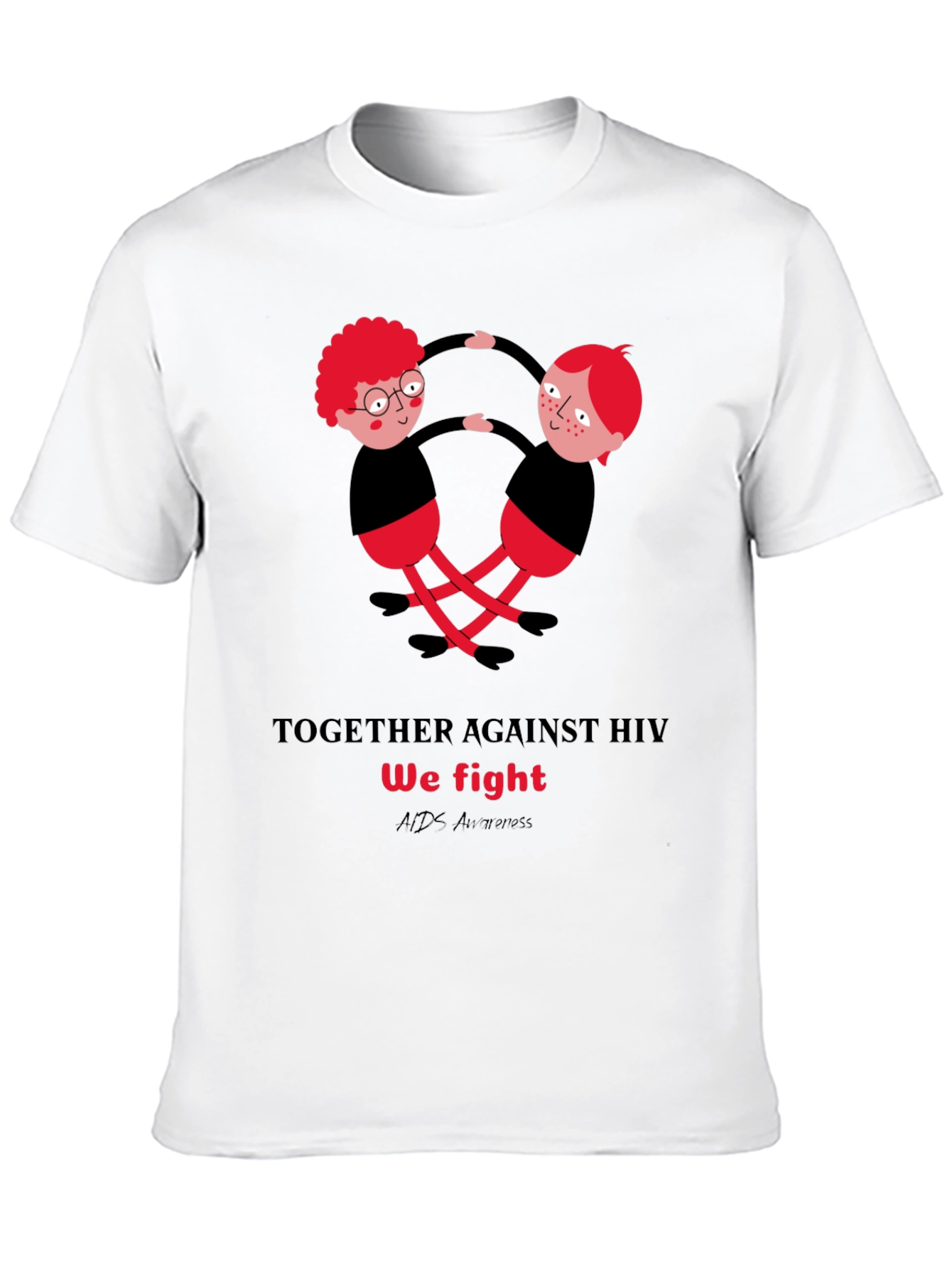 HIV Awareness T-Shirt - Together We Fight