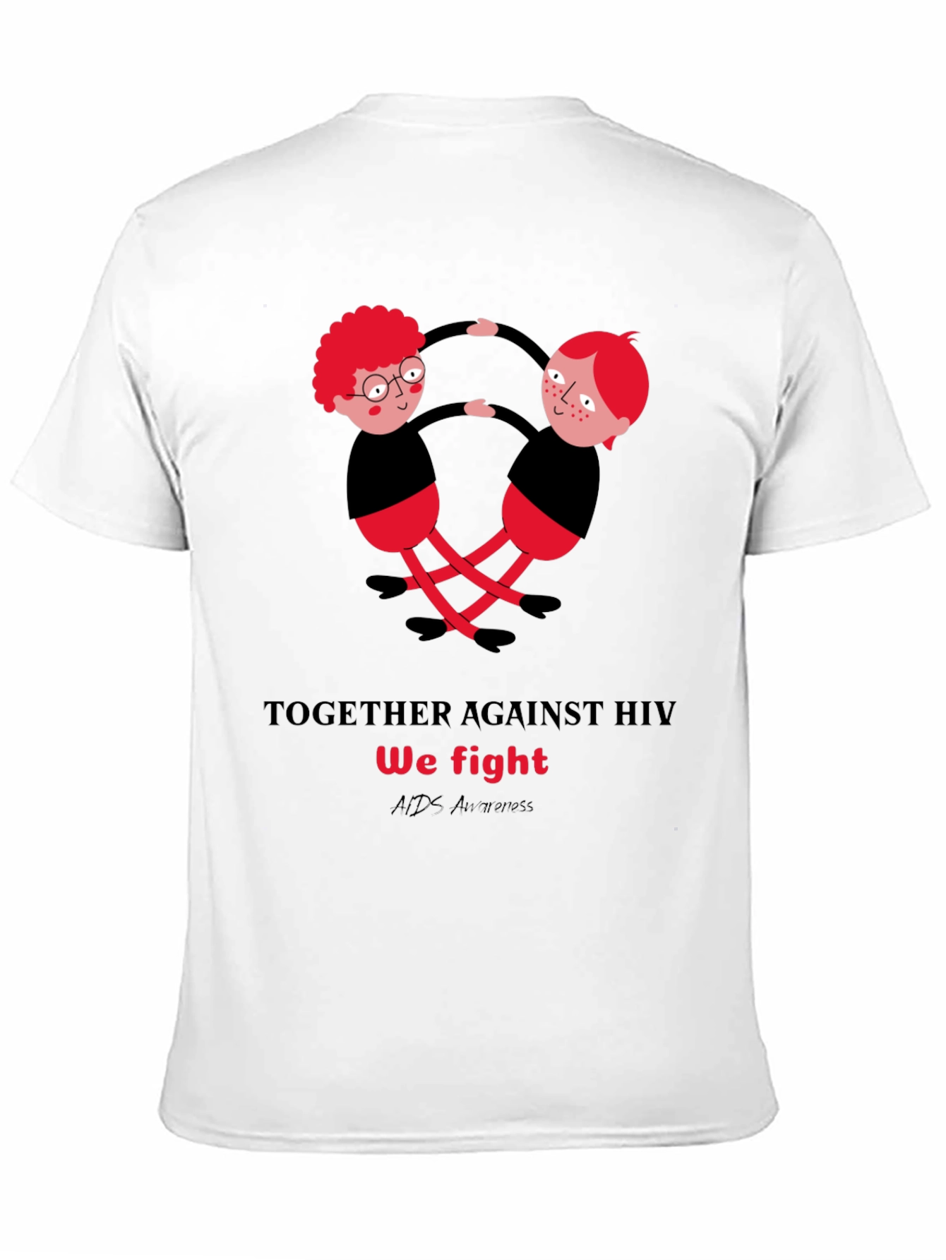 HIV Awareness T-Shirt - Together We Fight
