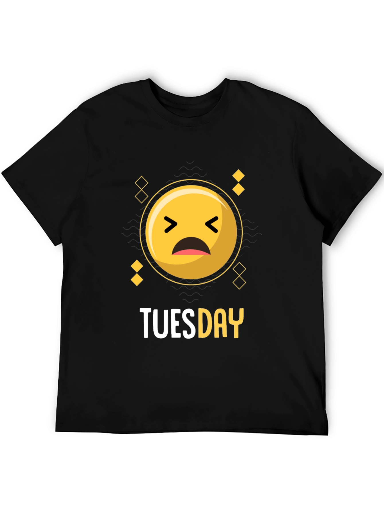 Tuesday Sad Emoji Graphic Tee - Comfort Fit