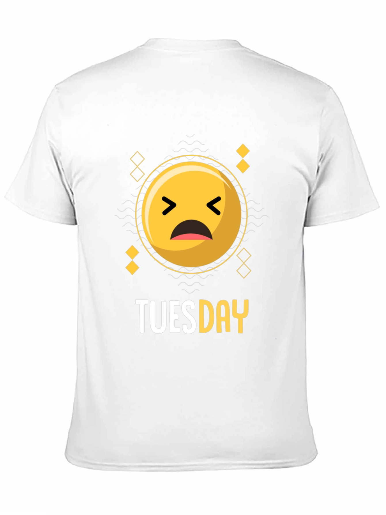 Tuesday Sad Emoji Graphic Tee - Comfort Fit