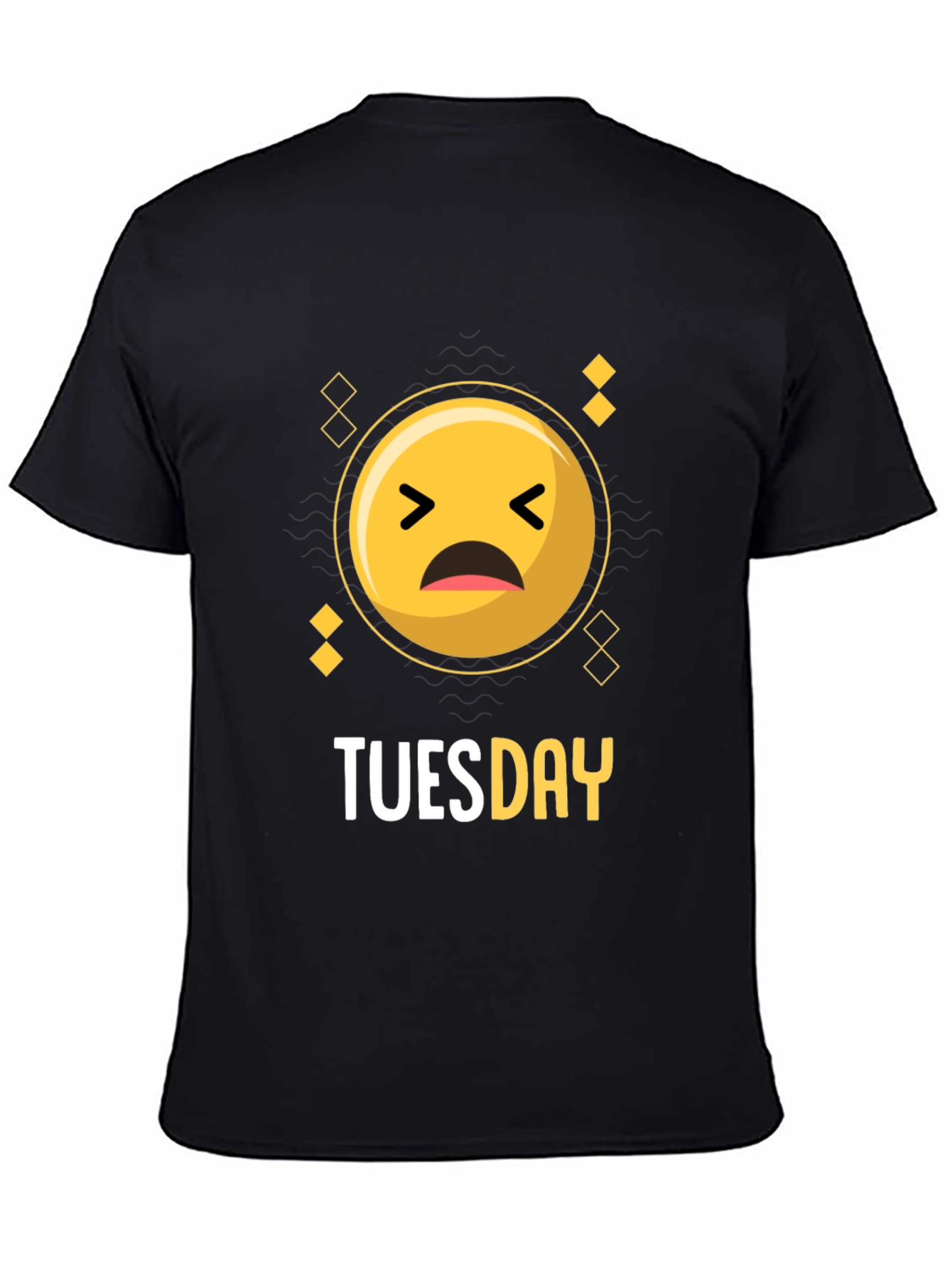 Tuesday Sad Emoji Graphic Tee - Comfort Fit